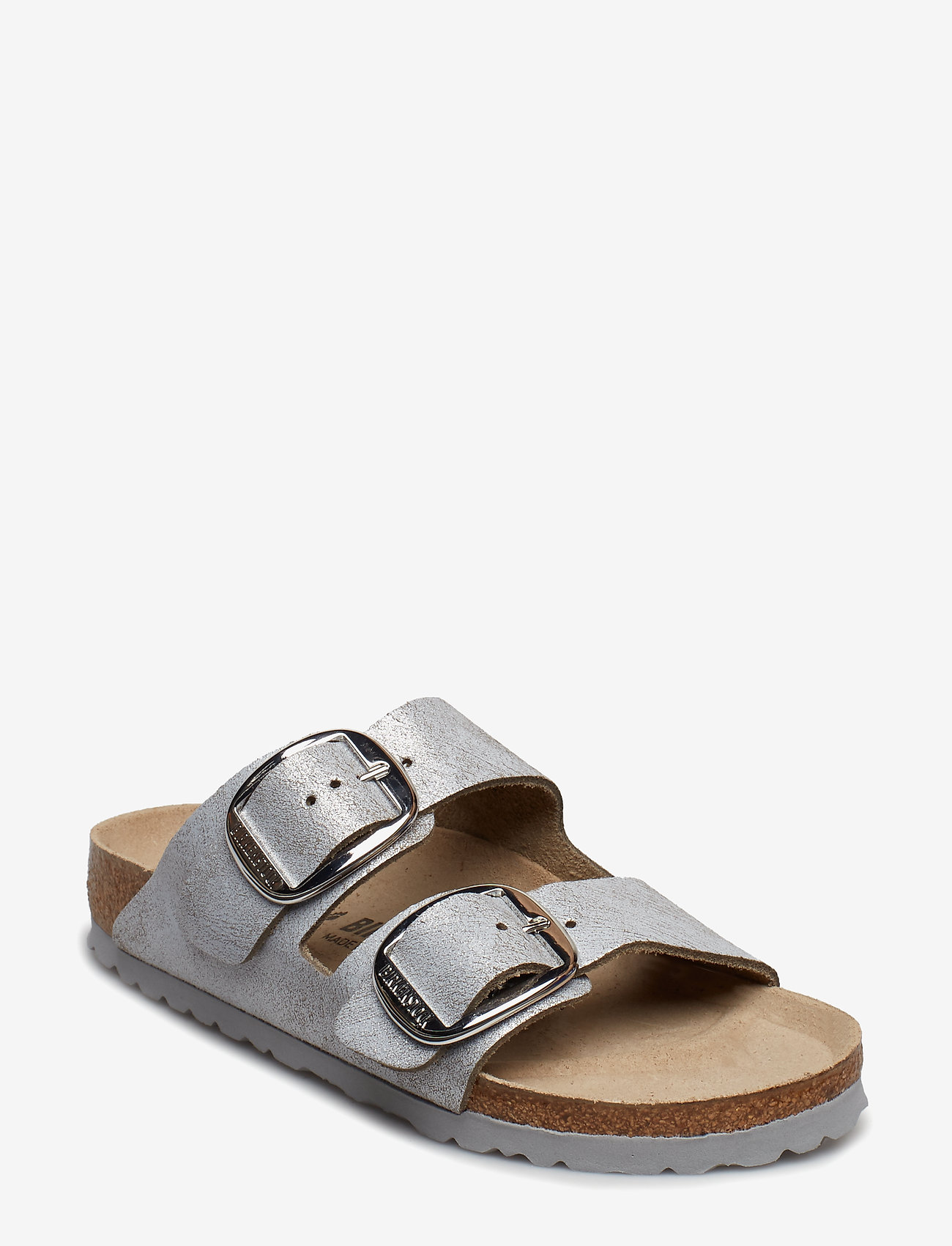 Birkenstock - Arizona Big Buckle - washed metallic blue silver - 0