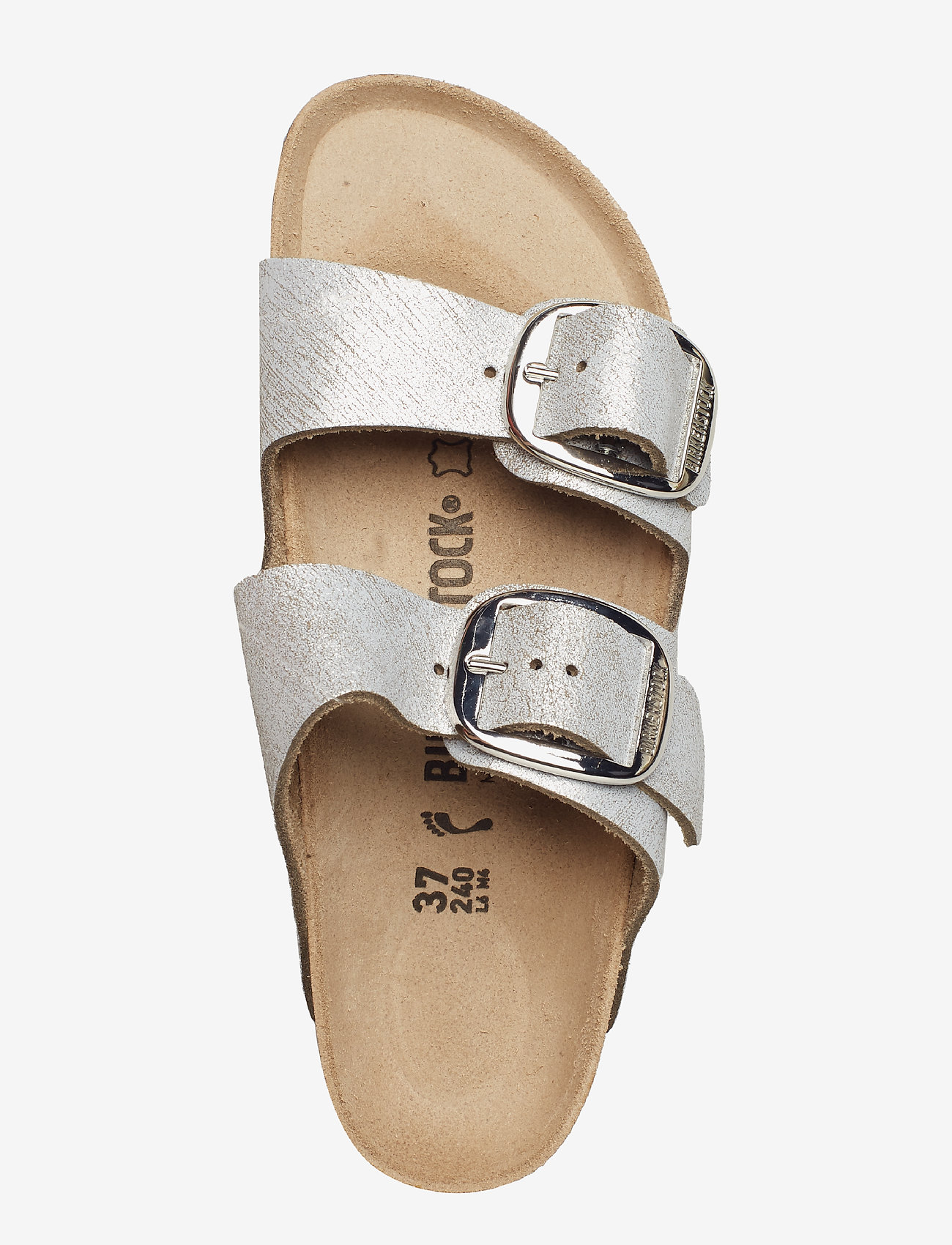 Birkenstock - Arizona Big Buckle - washed metallic blue silver - 3