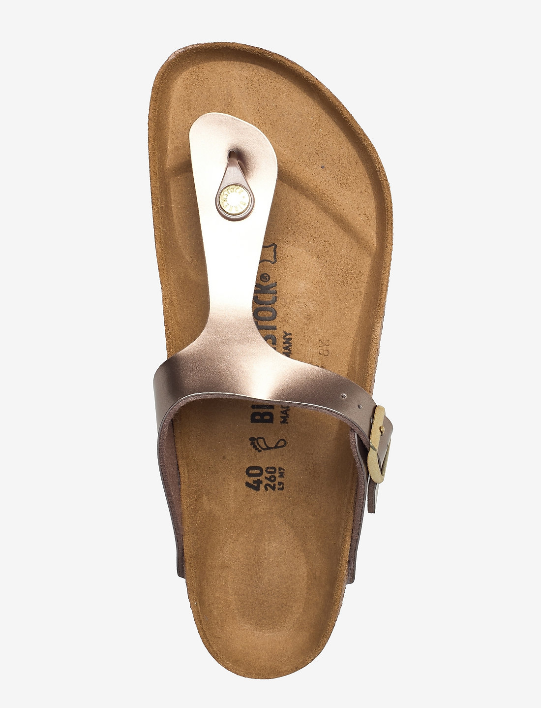 Birkenstock Gizeh Electric Metallic Taupe 95 Booztlet