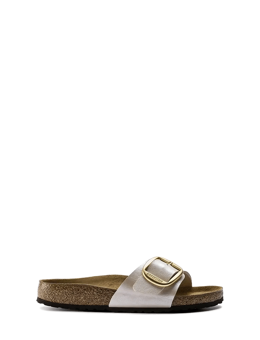 Birkenstock - Madrid Big Buckle - flade sandaler - graceful pearl white - 2