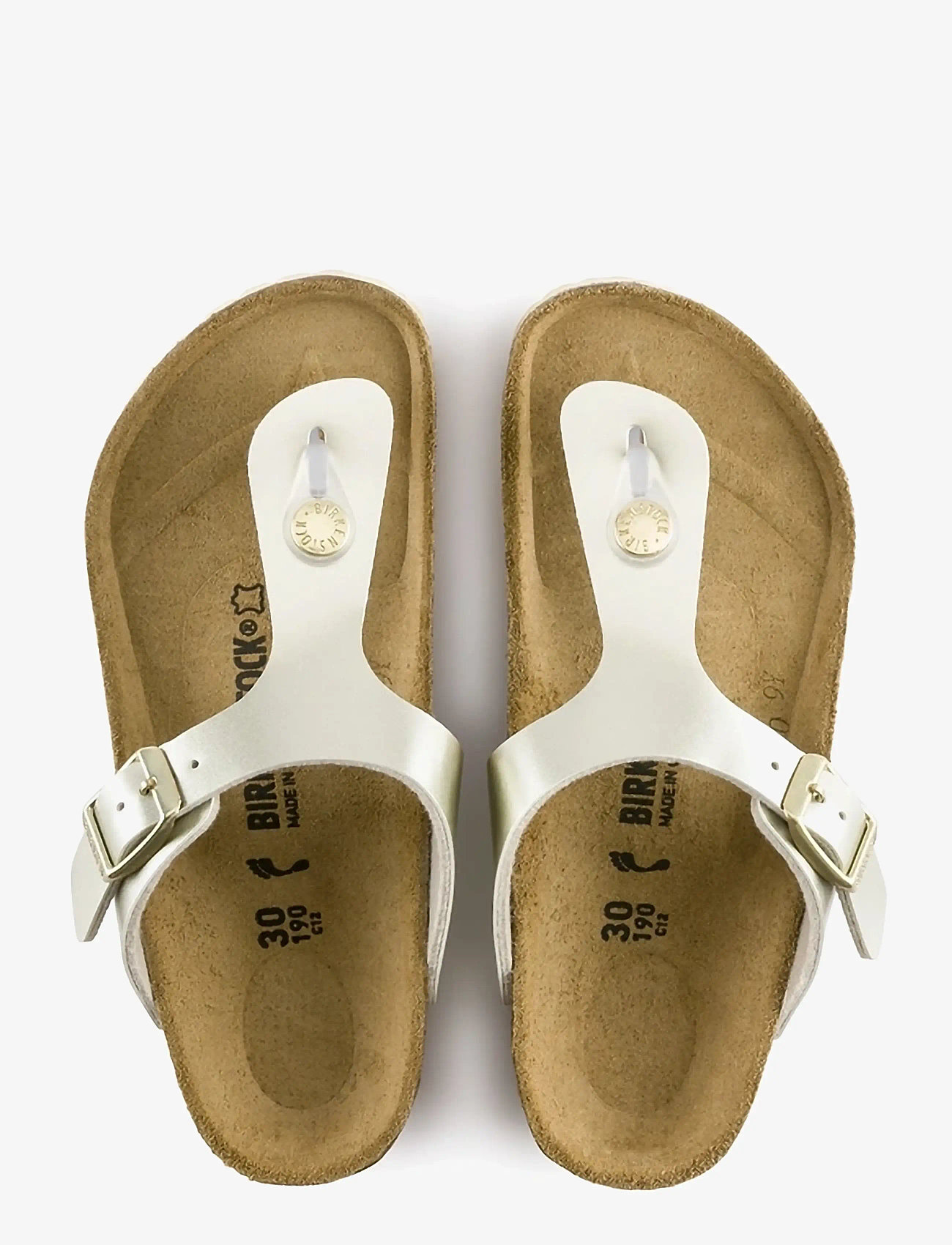 Birkenstock - Gizeh Kids BF - hjemmesko - electric metallic gold - 1