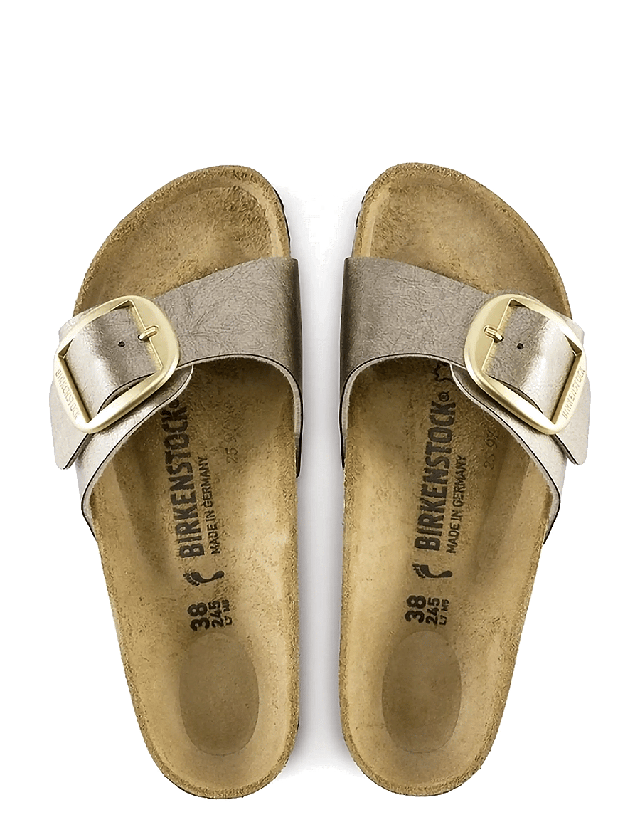 Birkenstock - Madrid Big Buckle - madalad sandaalid - graceful taupe - 1