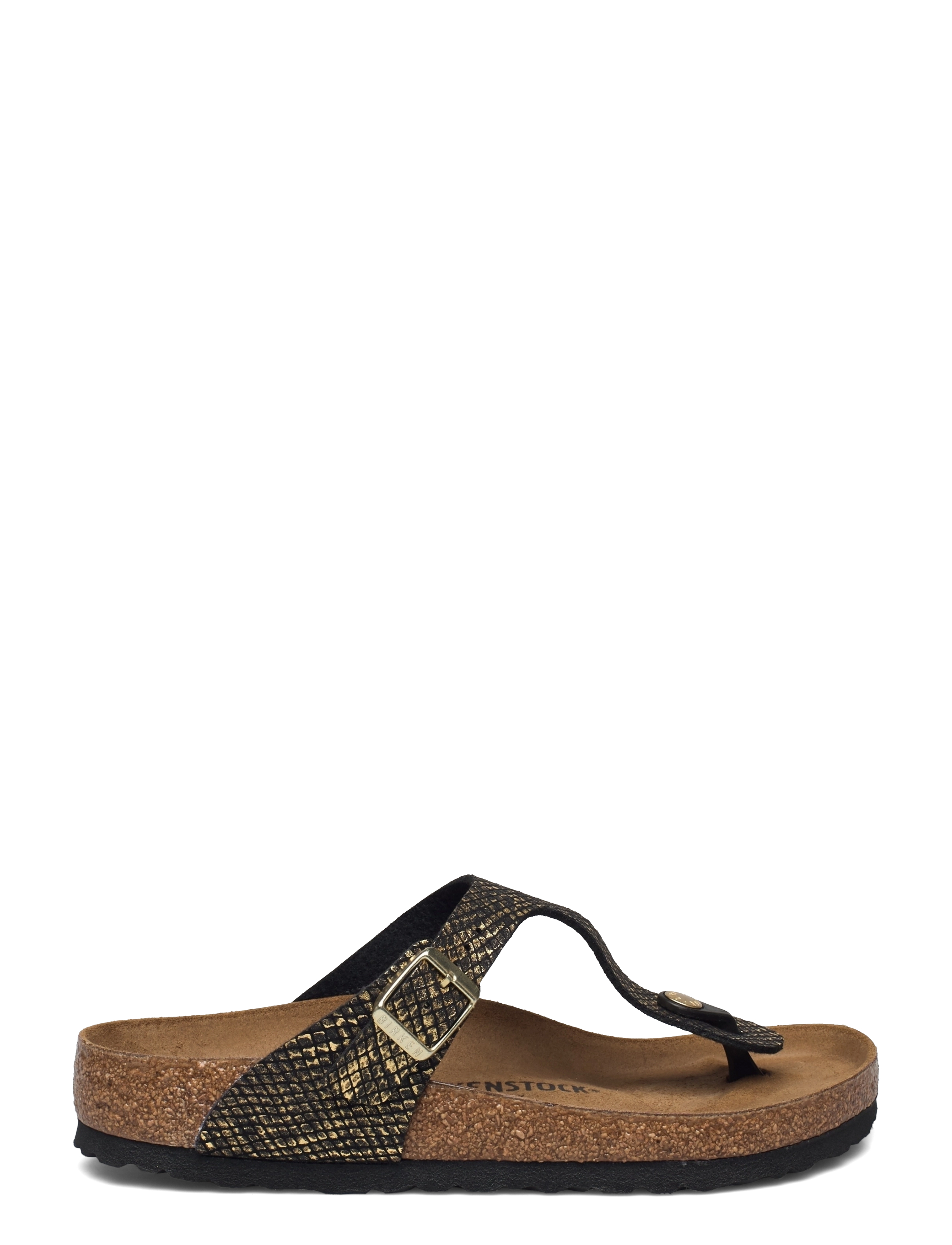 Birkenstock - Gizeh - shiny python black - 1