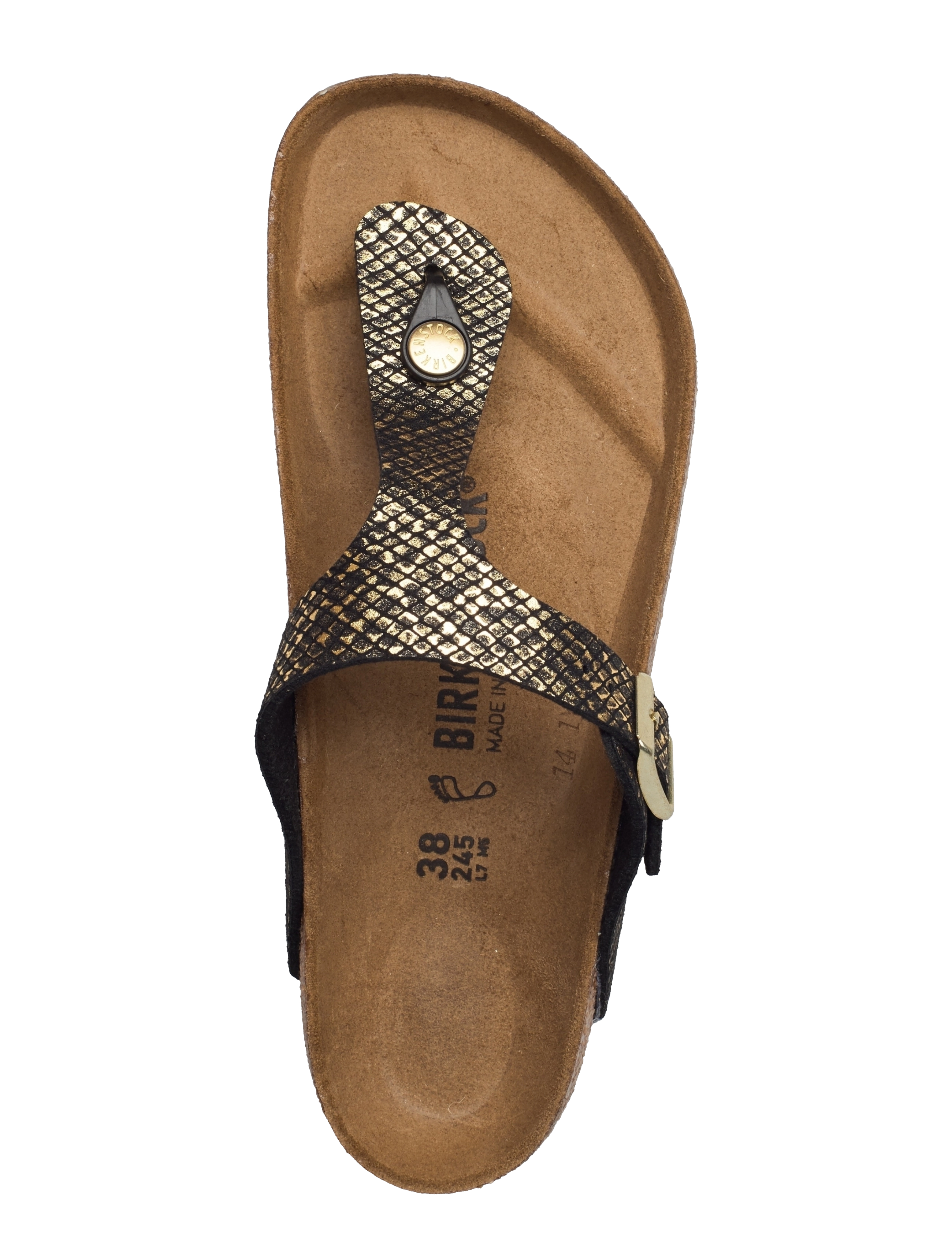 Birkenstock - Gizeh - shiny python black - 3