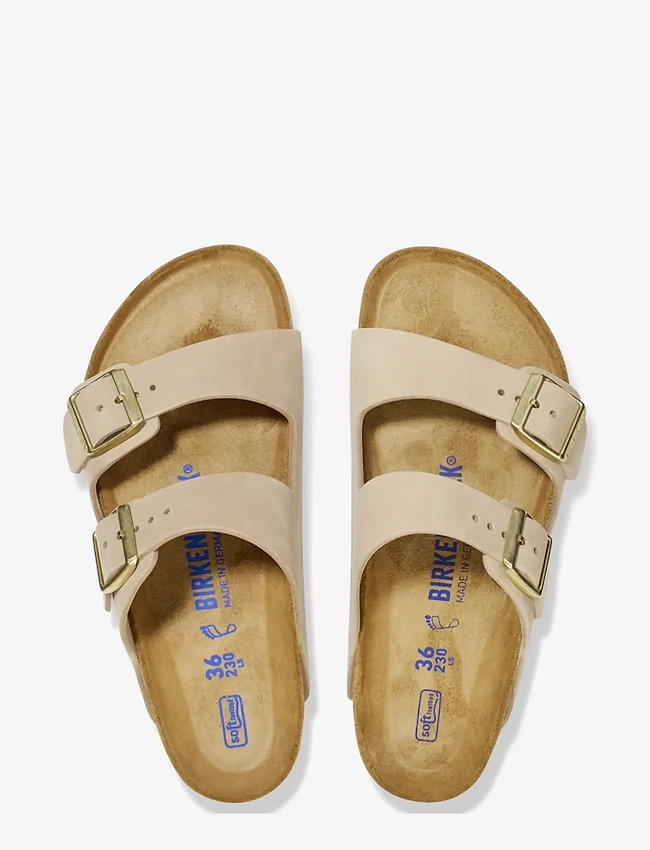 Birkenstock - Arizona SFB LENB Sandcastle - flat sandals - sandcastle - 1