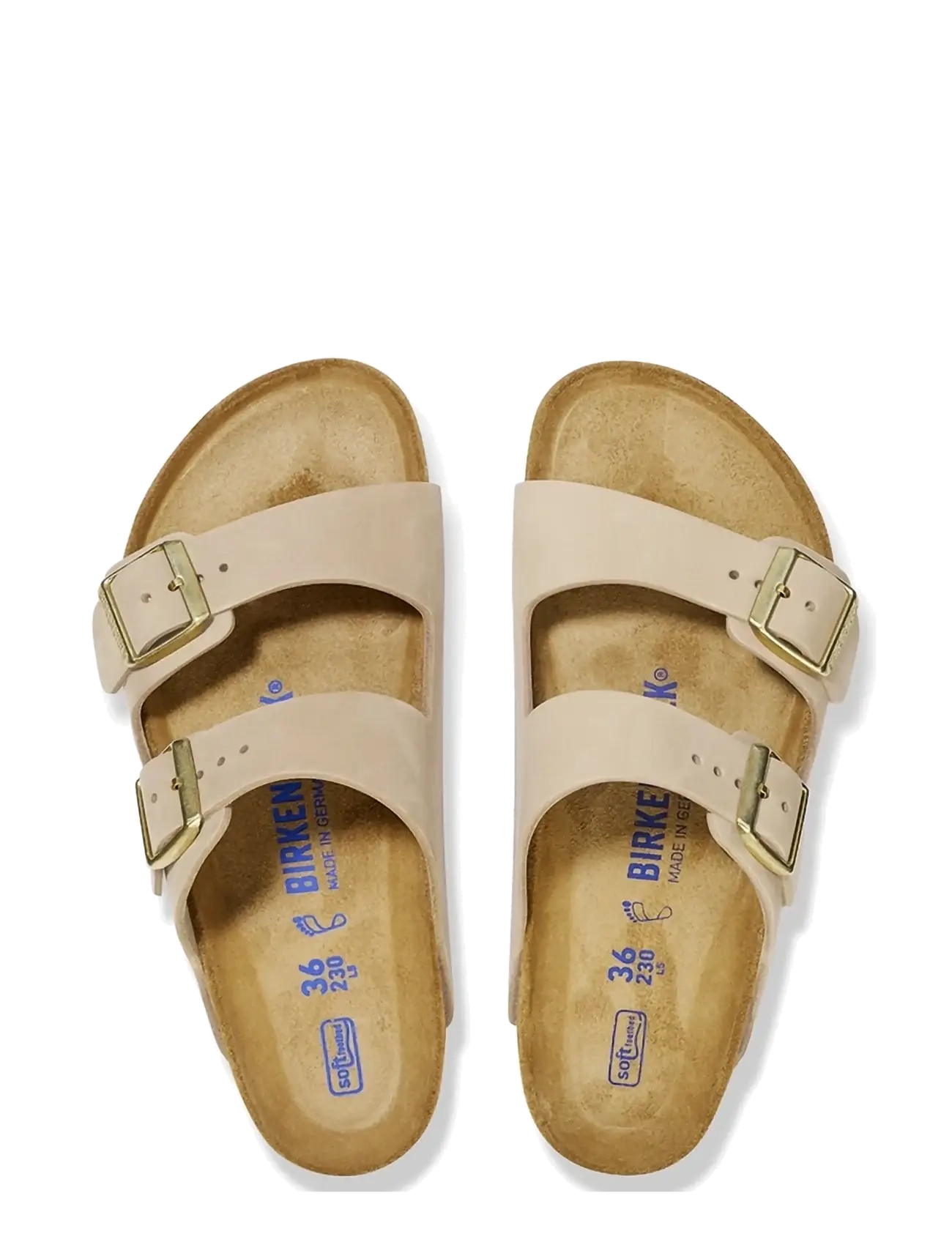 Birkenstock - Arizona SFB LENB Sandcastle - platta sandaler - sandcastle - 1