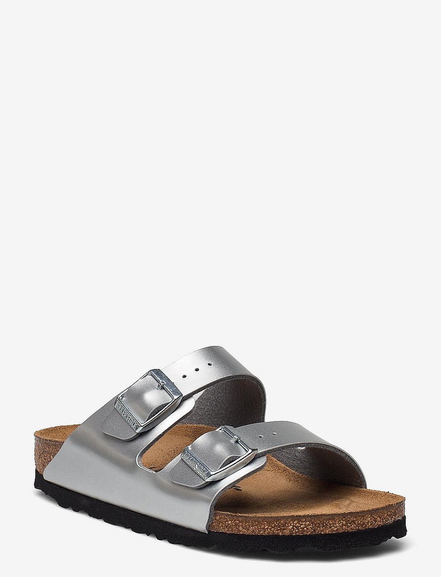 Birkenstock - Arizona Kids - electric metallic silver - 0