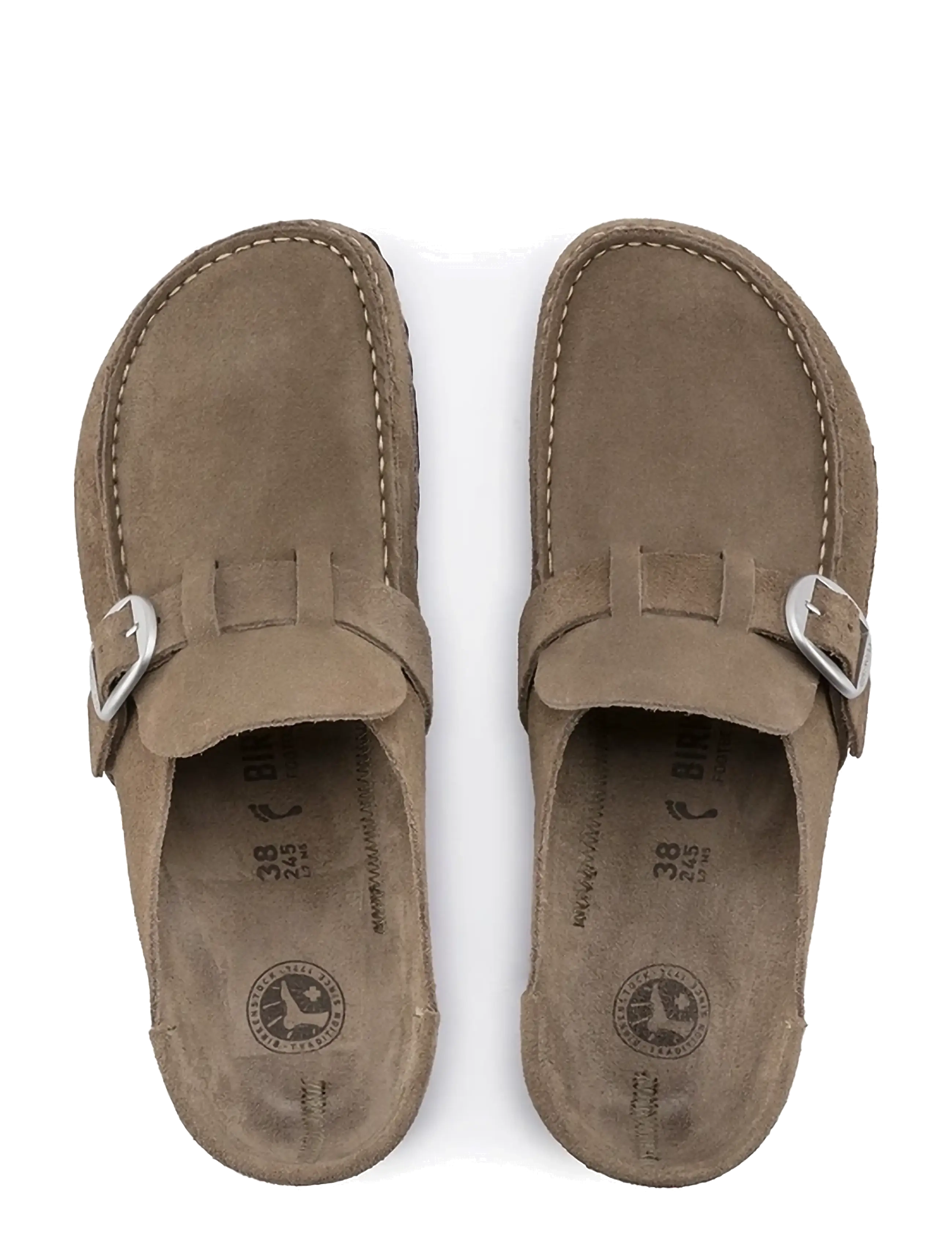 Birkenstock - Buckley LEVE Gray Taupe - kontsata muula-stiilid jalanõud - gray taupe - 1