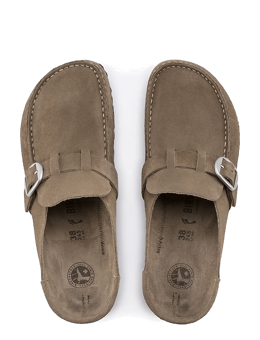 Birkenstock - Buckley LEVE Gray Taupe - flache pantoletten - gray taupe - 1