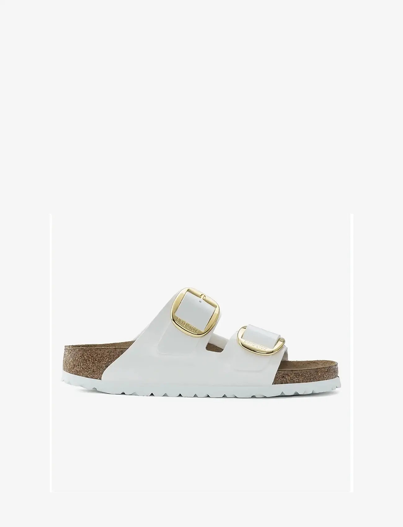 Birkenstock - Arizona BB BF - flat sandals - patent white - 2