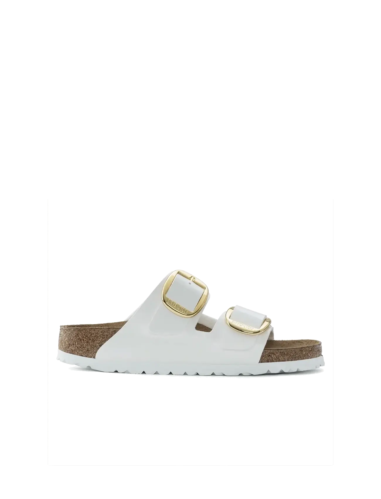 Birkenstock - Arizona BB BF - flat sandals - patent white - 2