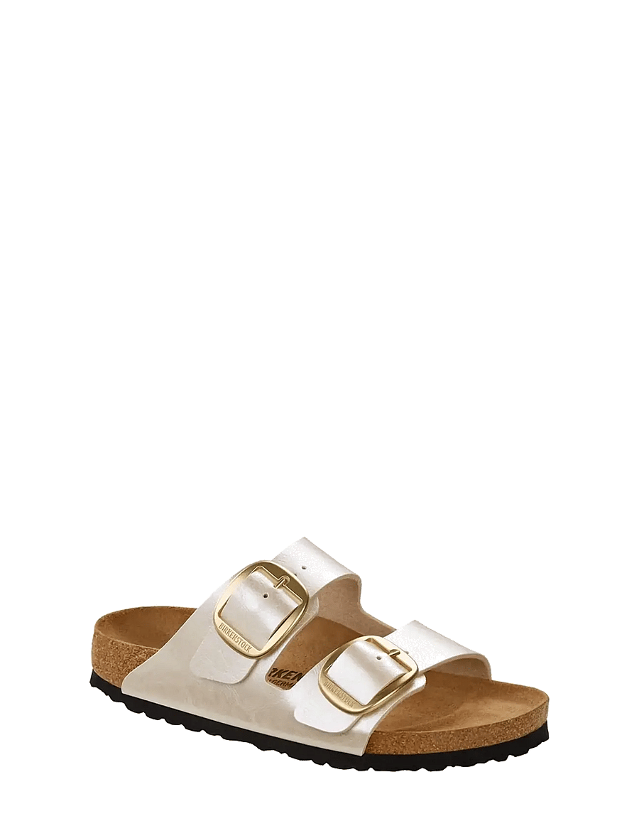 Birkenstock - Arizona Big Buckle - flache sandalen - graceful pearl white - 0