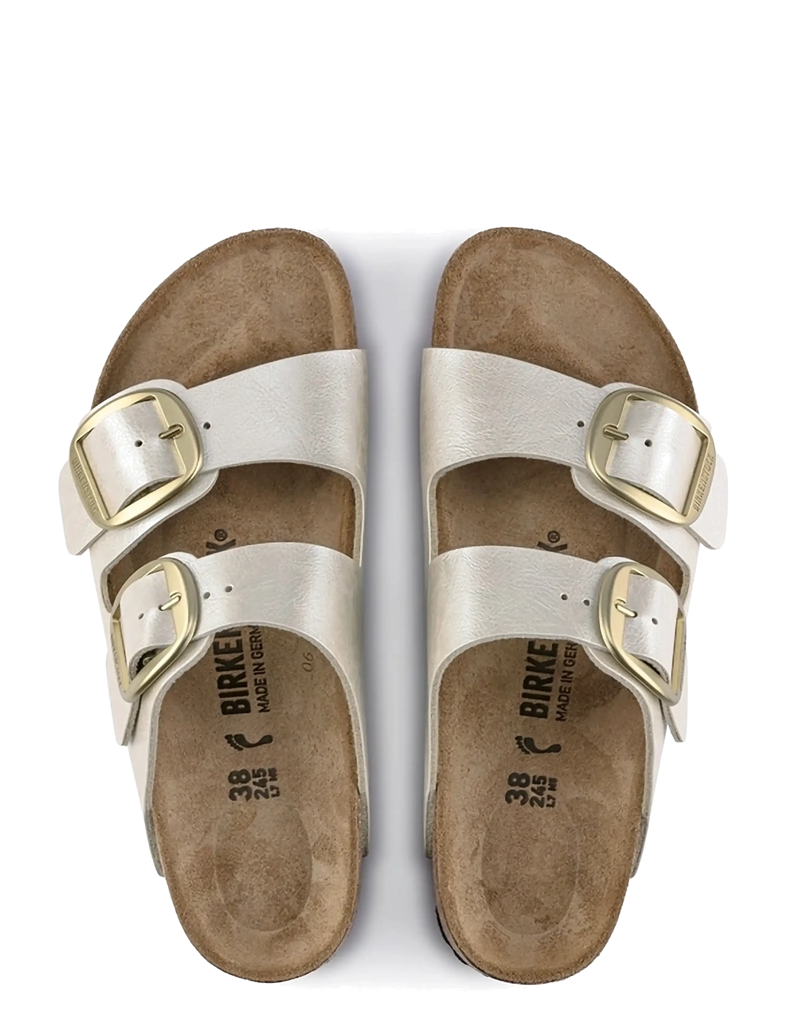 Birkenstock - Arizona BB BF Graceful Pearl White - flache sandalen - graceful pearl white - 1