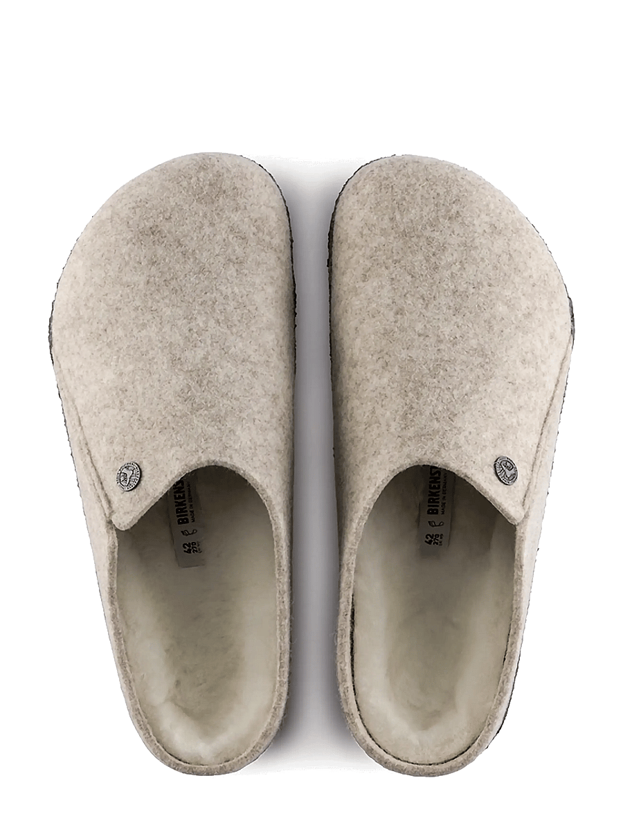 Birkenstock - Zermatt Shearling FE Eggshell LAF - hjemmesko - eggshell - 1