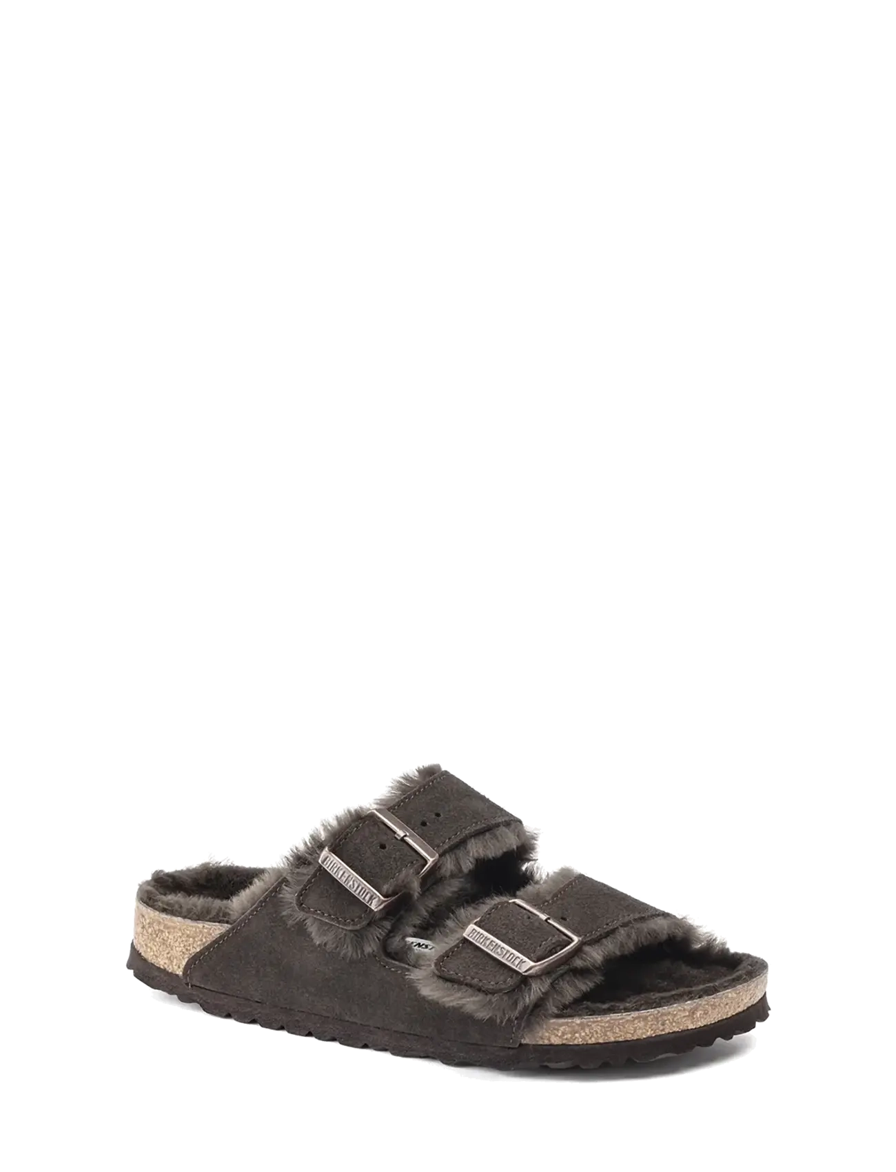 Birkenstock Arizona Shearling Leve Mocca Laf, 46, Sandals, Braun - Flat Frauen