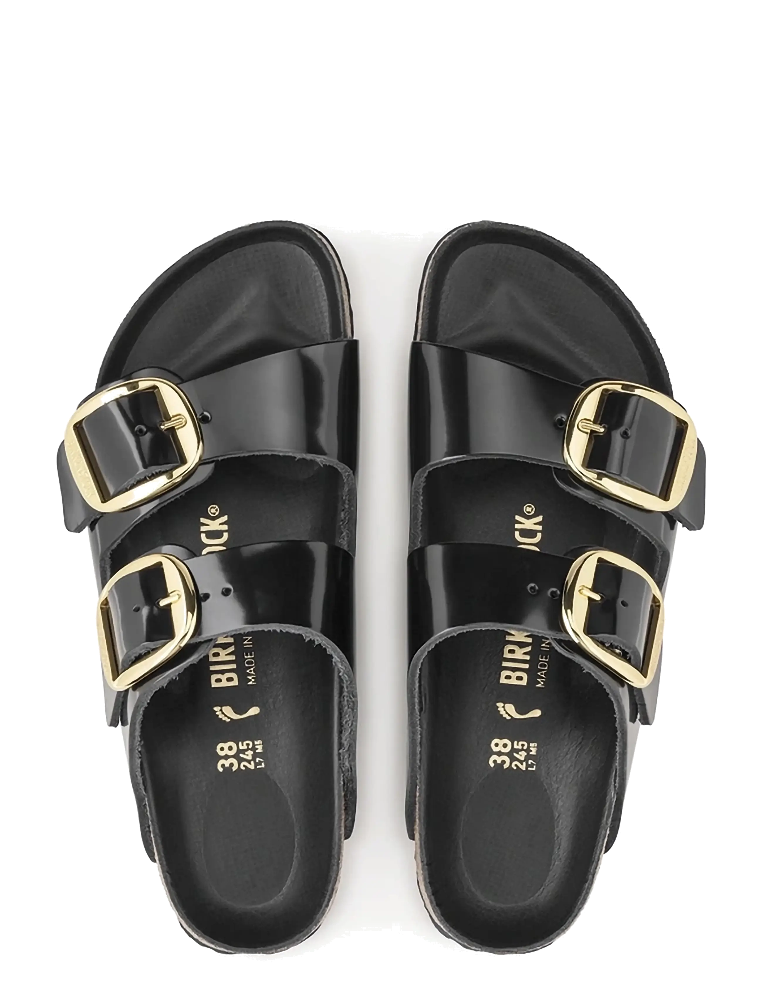 Birkenstock - Arizona BB LENA High Shine Black HEX - flade sandaler - high-shine black - 1