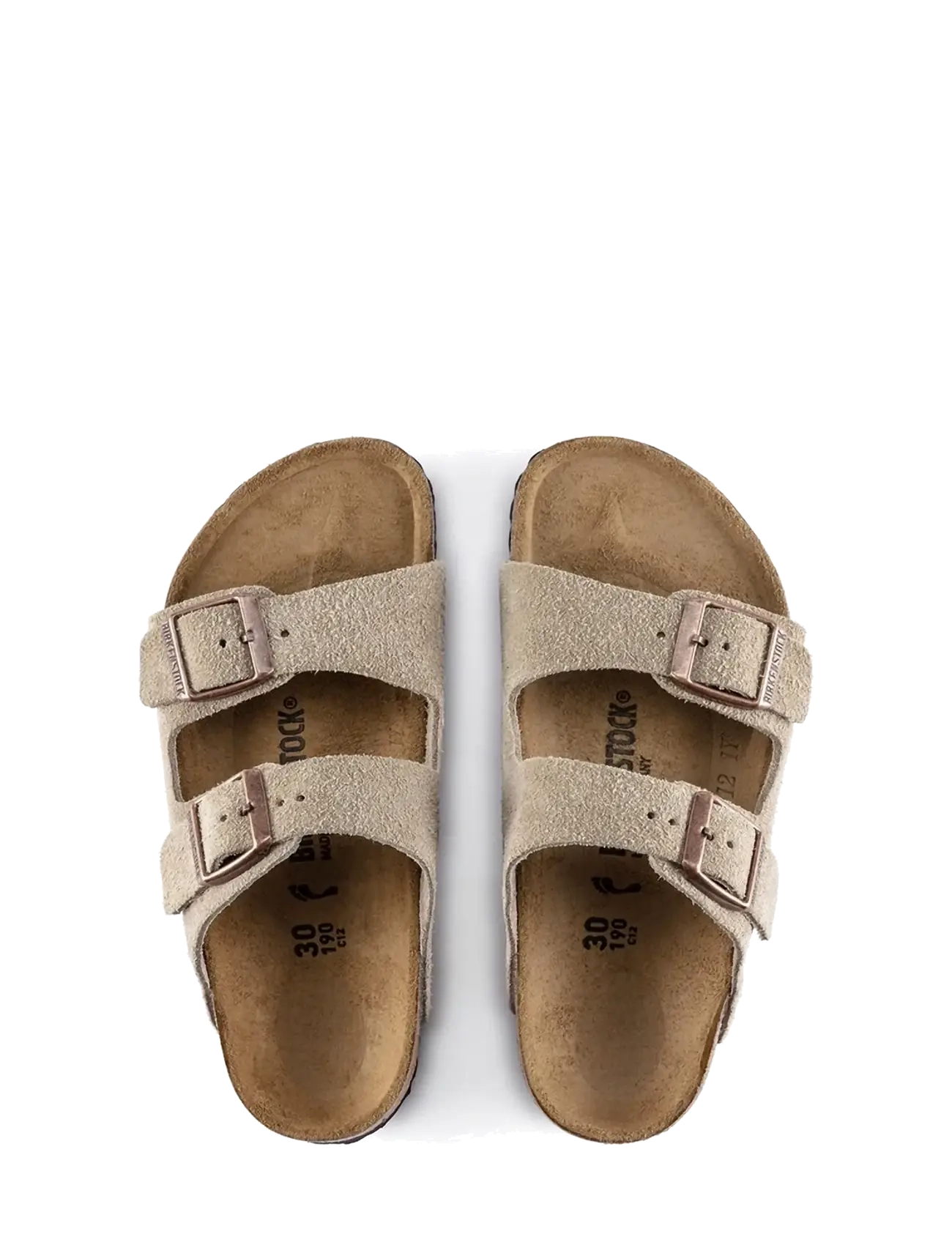 Birkenstock - Arizona Kids LEVE Taupe - pantoufles - taupe - 1