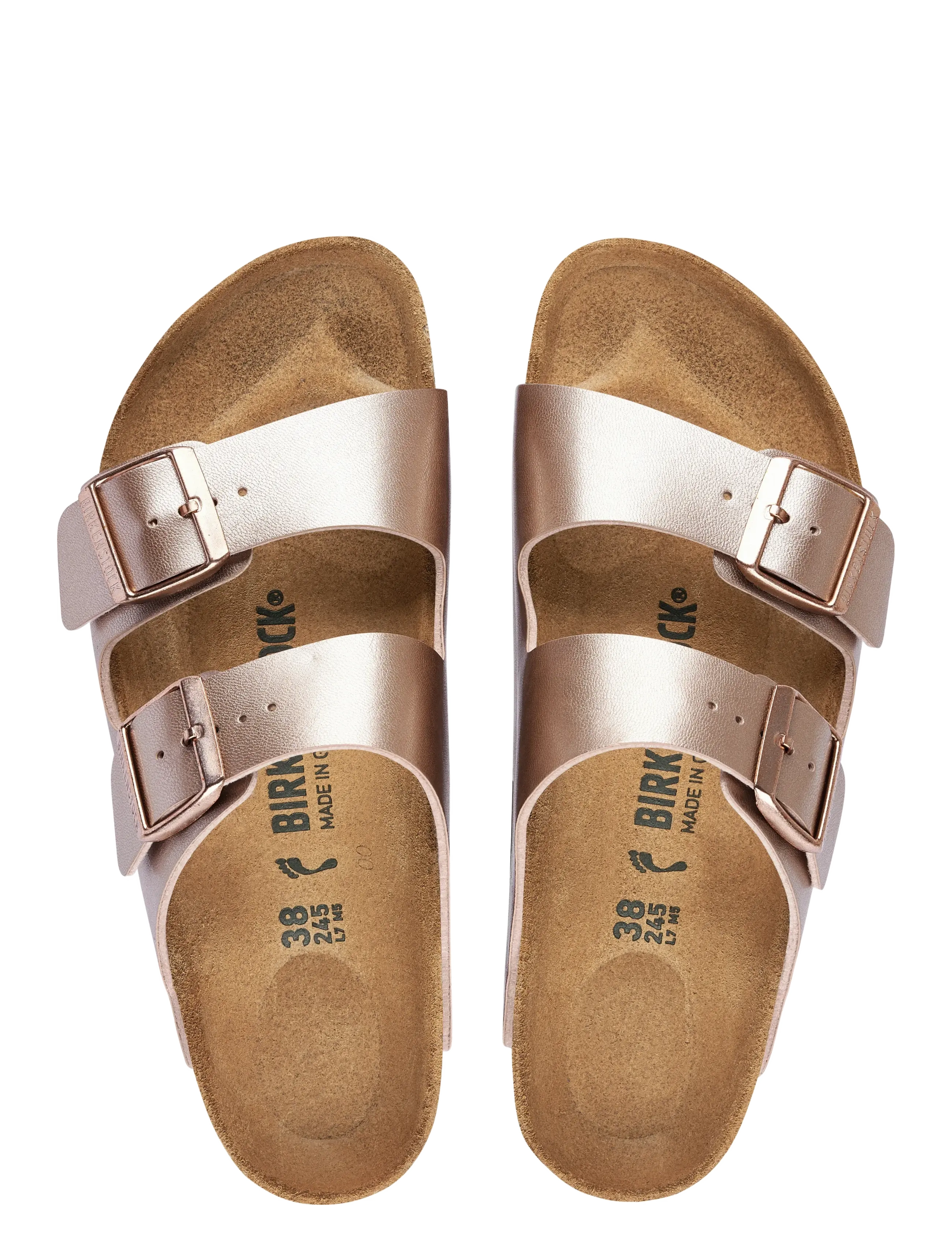 Sandaler i läder Arizona Birko Flor 3