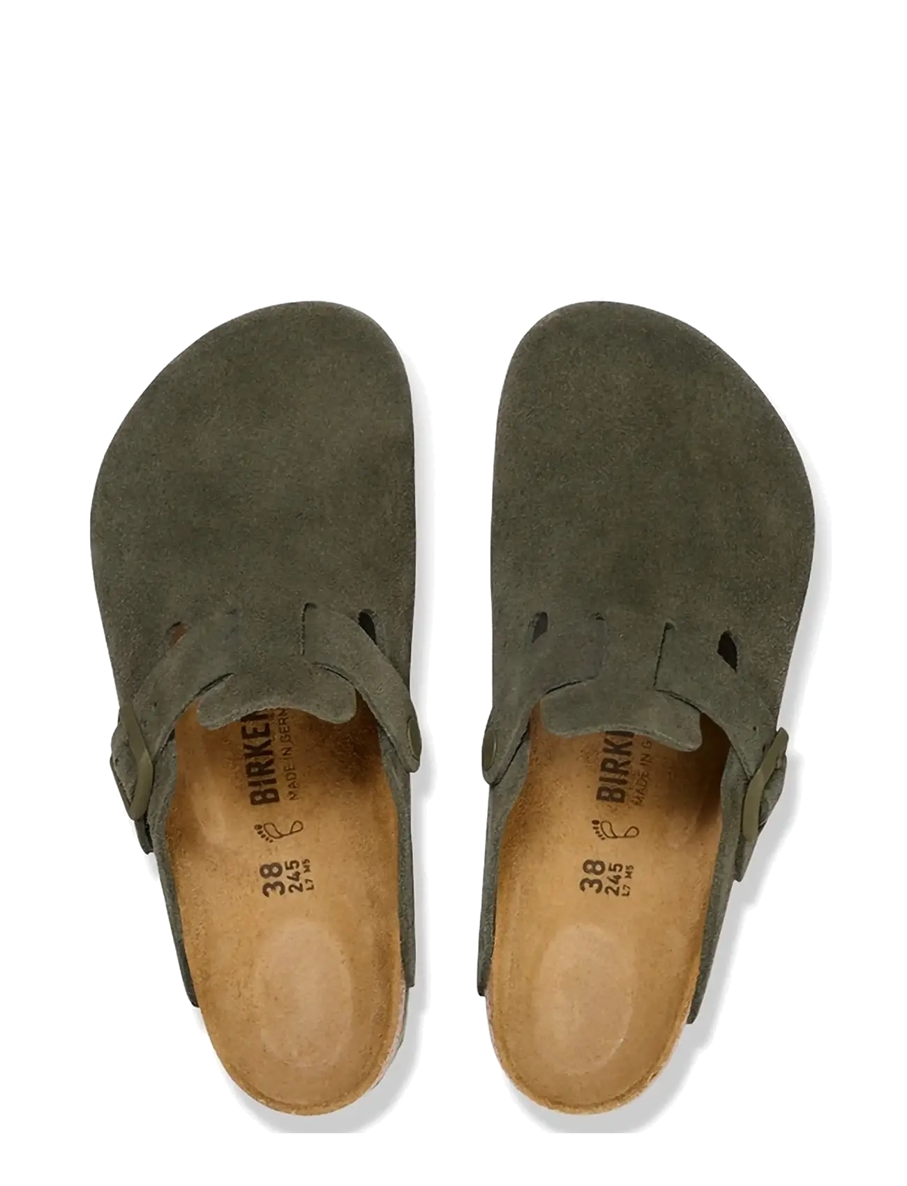 Birkenstock - Boston LEVE Thyme - flache pantoletten - thyme - 1