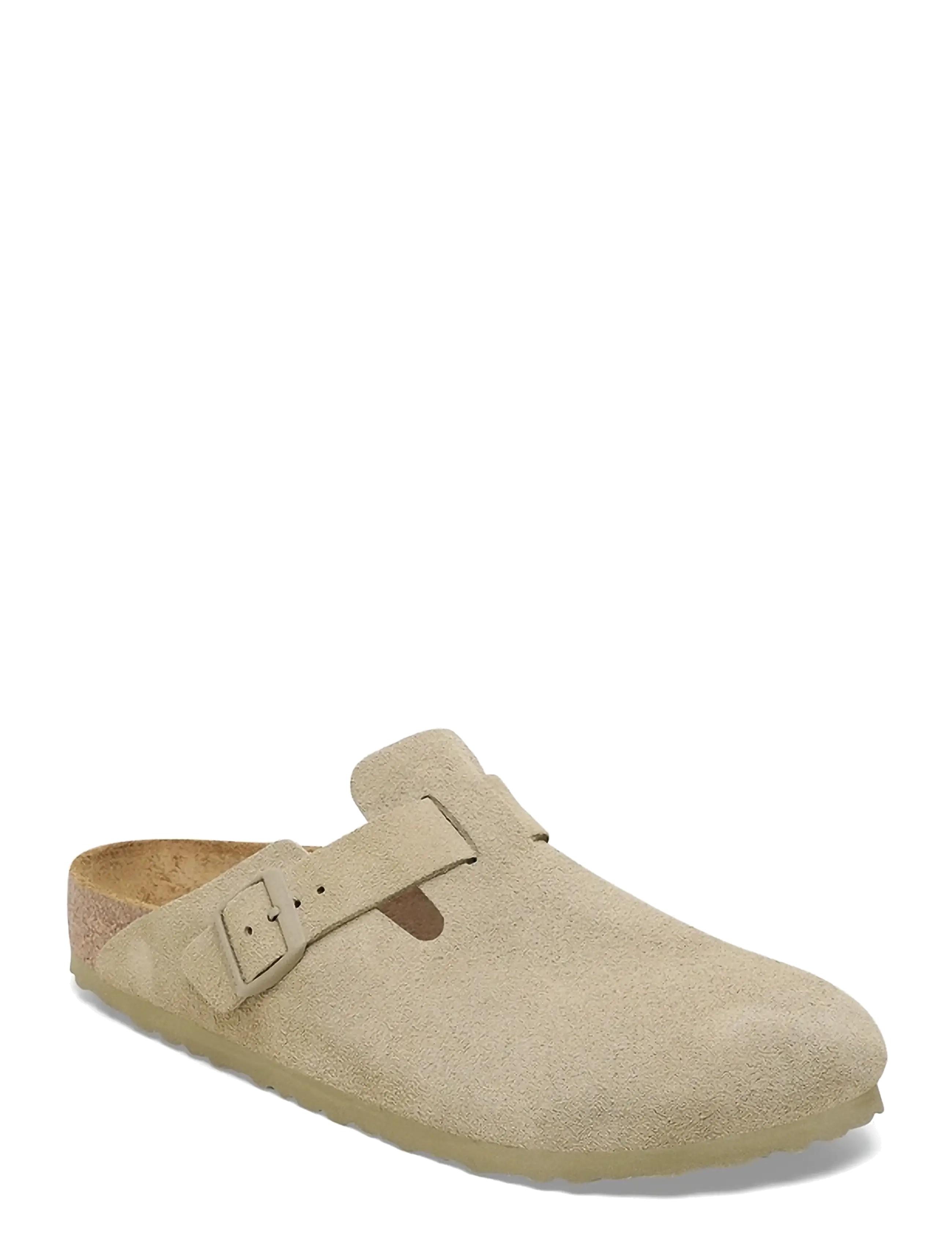 Birkenstock Boston Leve Faded Khaki, 46, Schuhe, Beige - Mules & Clogs, Frauen