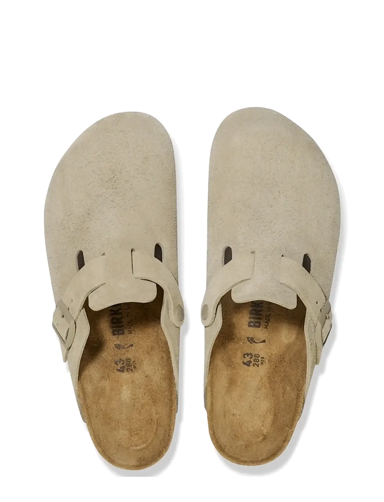 Birkenstock - Boston LEVE Faded Khaki - flache sandalen - faded khaki - 1