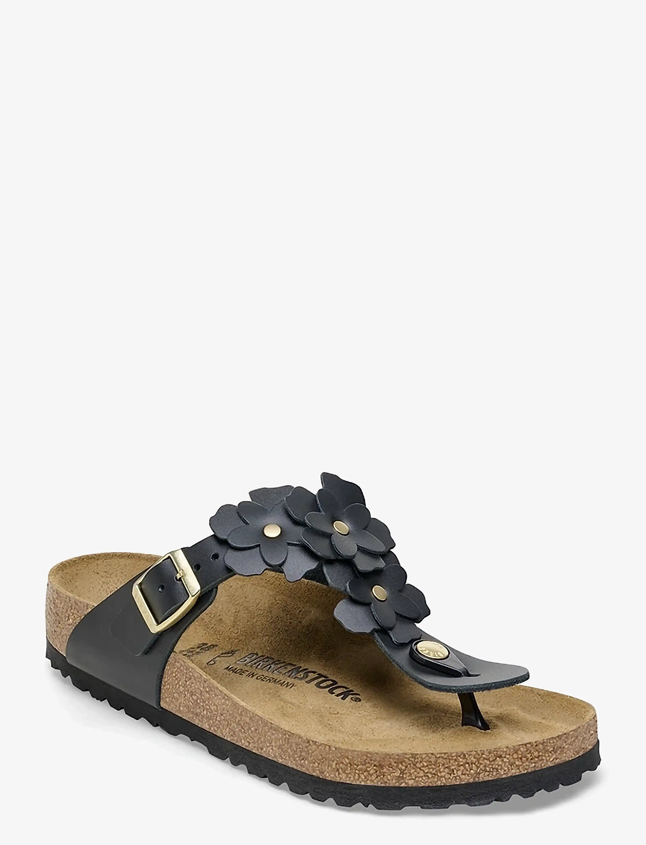 Birkenstock - Gizeh Flowers LE - flade sandaler - black - 0