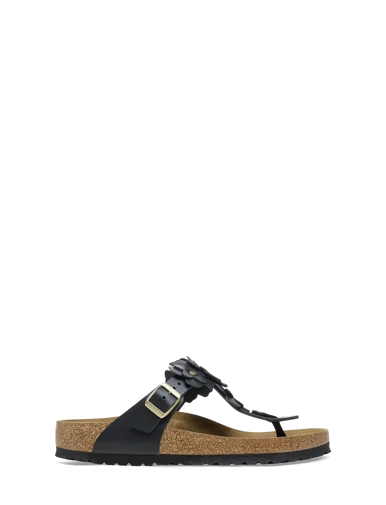 Birkenstock - Gizeh Flowers - platta sandaler - black - 2