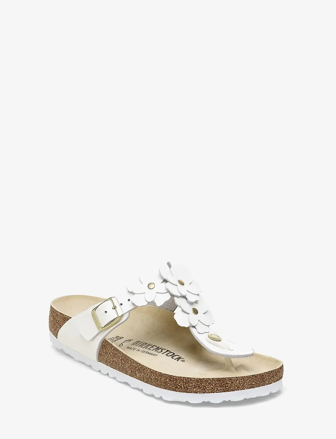 Birkenstock - Gizeh Flowers LE - flat sandals - white - 0