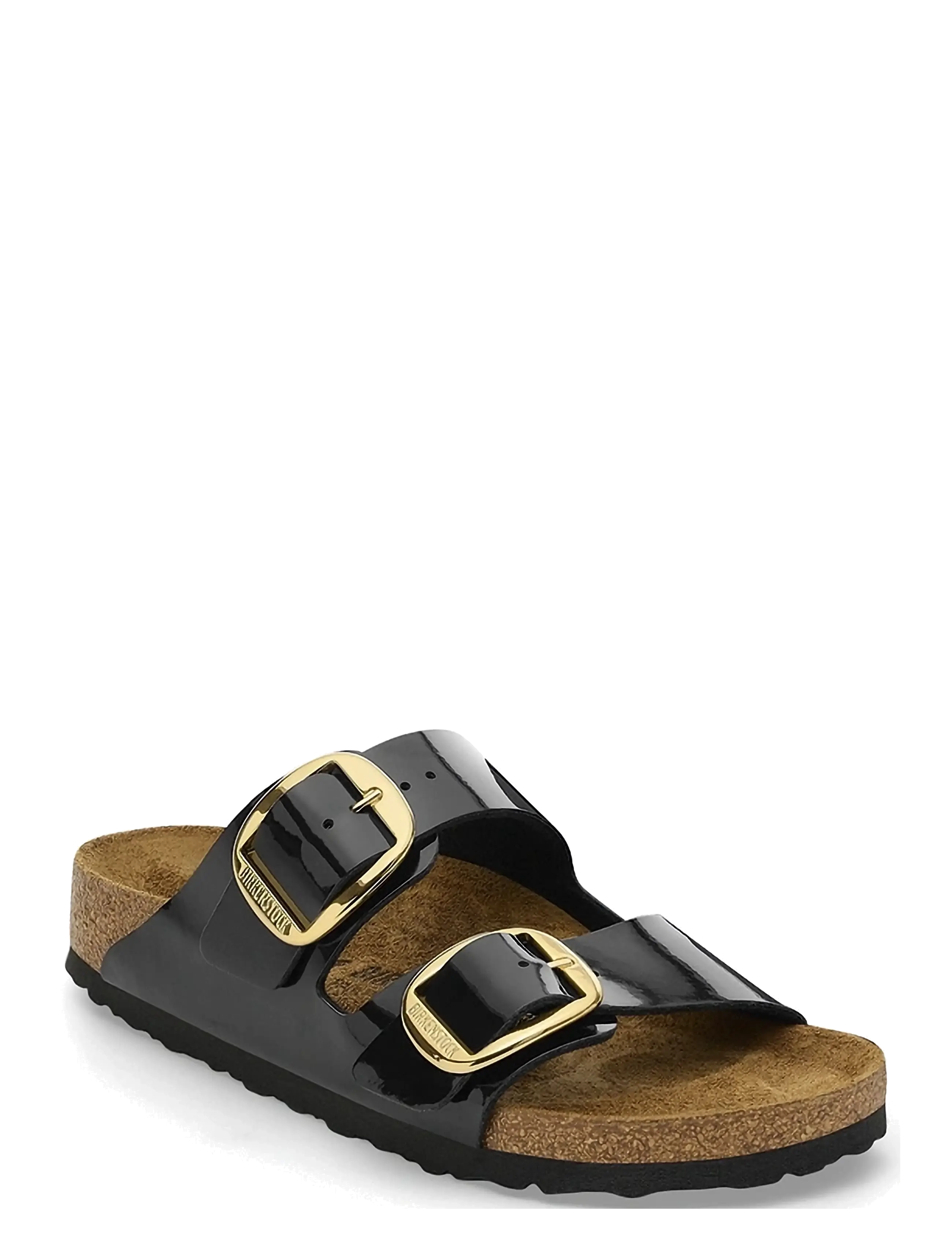 Birkenstock Arizona Big Buckle BF -  - PATENT BLACK/GOLD / black