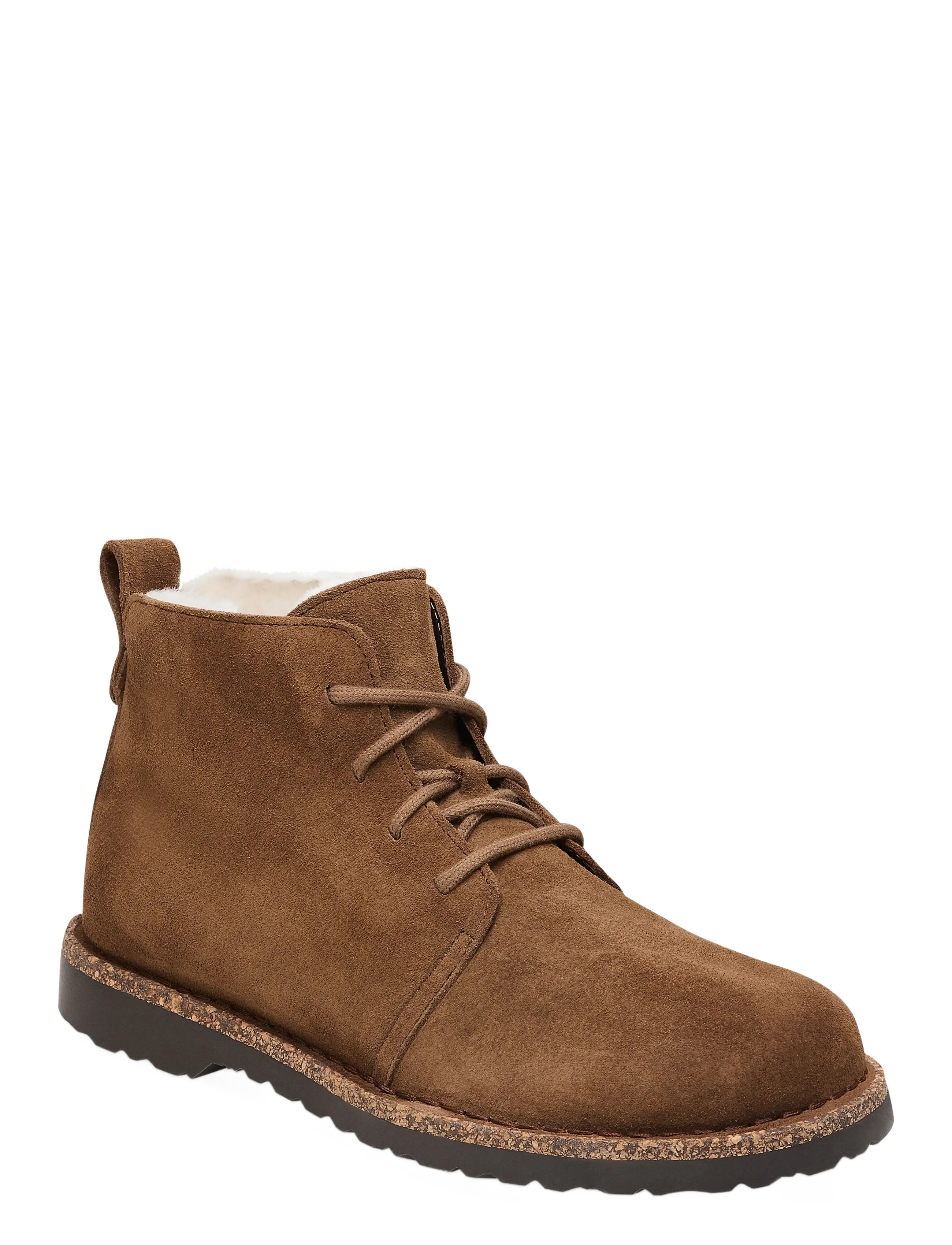 Birkenstock Uppsala Mid Shearling Leve, 39, Ankle Boots, Braun - Laced Frauen