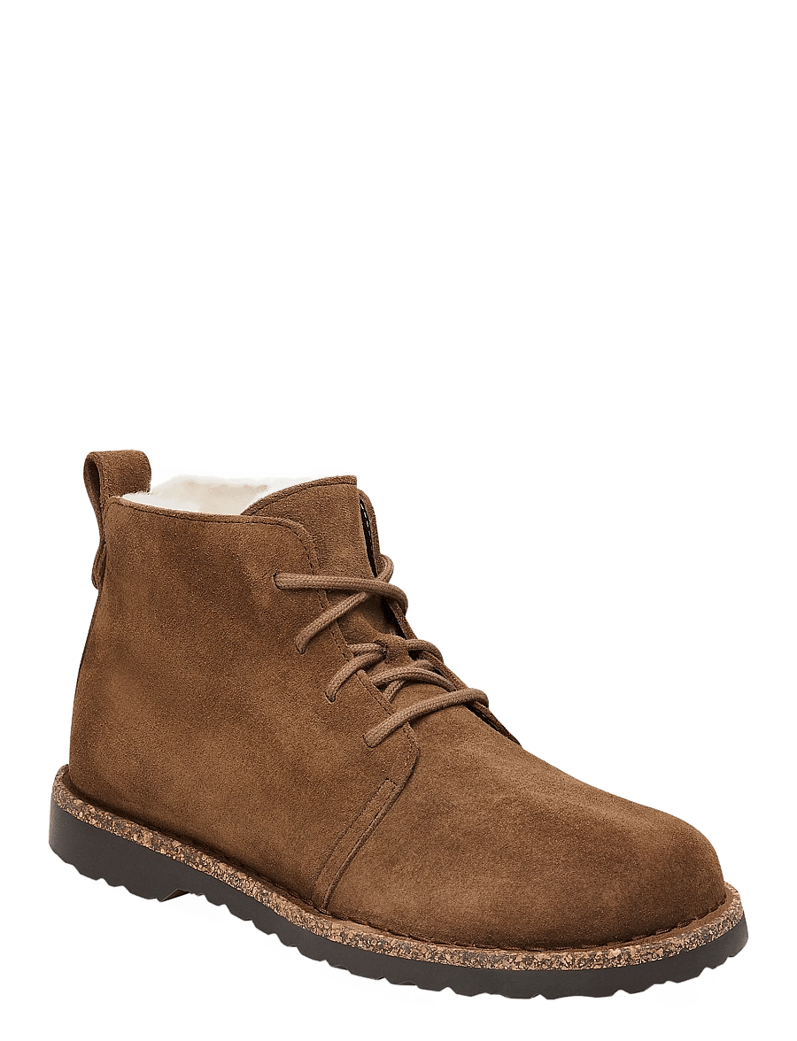Birkenstock - Uppsala Mid Shearling LEVE - geschnürte stiefel - dark tea - 0