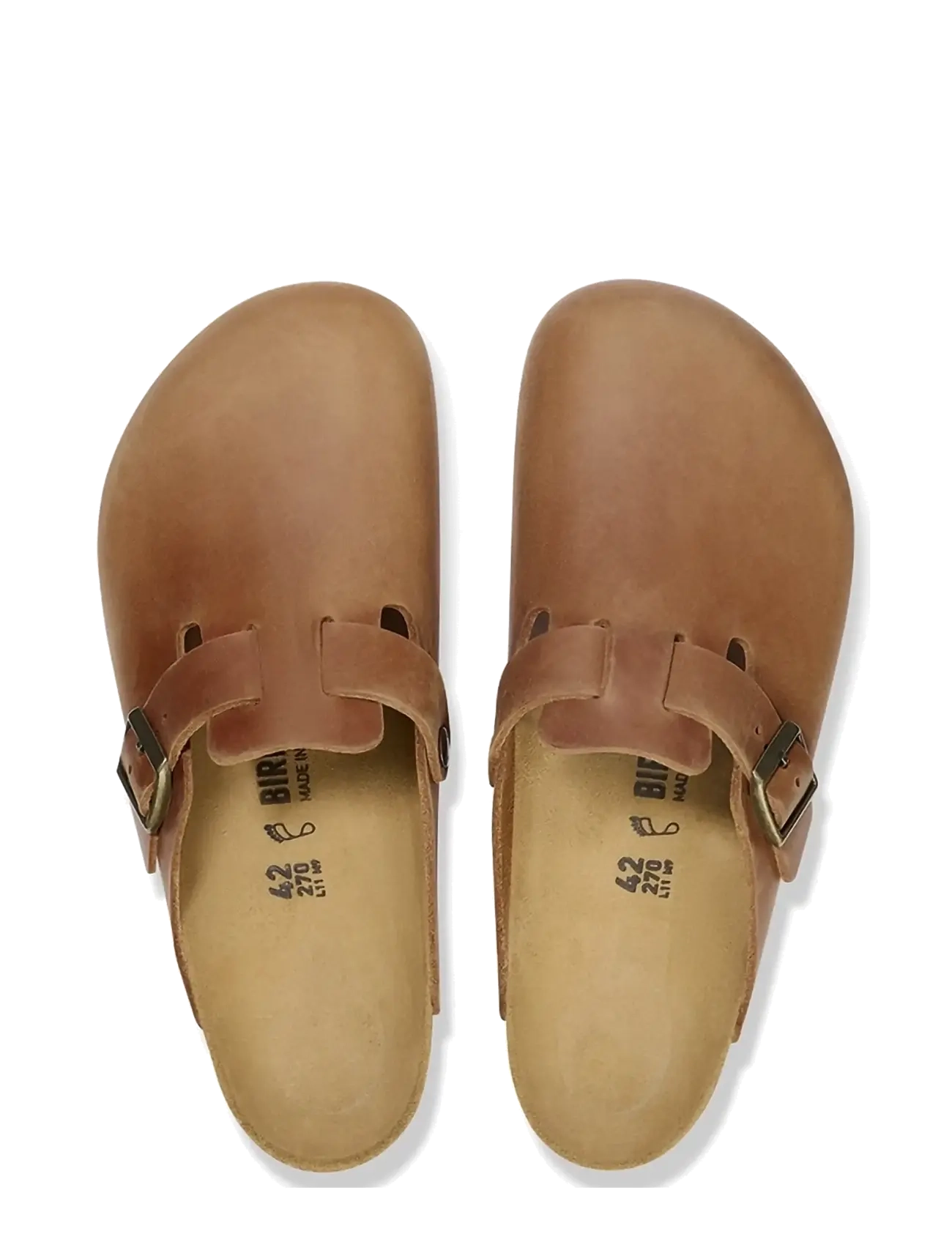 Birkenstock - Boston LEOI Cognac - mules & sabots - cognac - 1