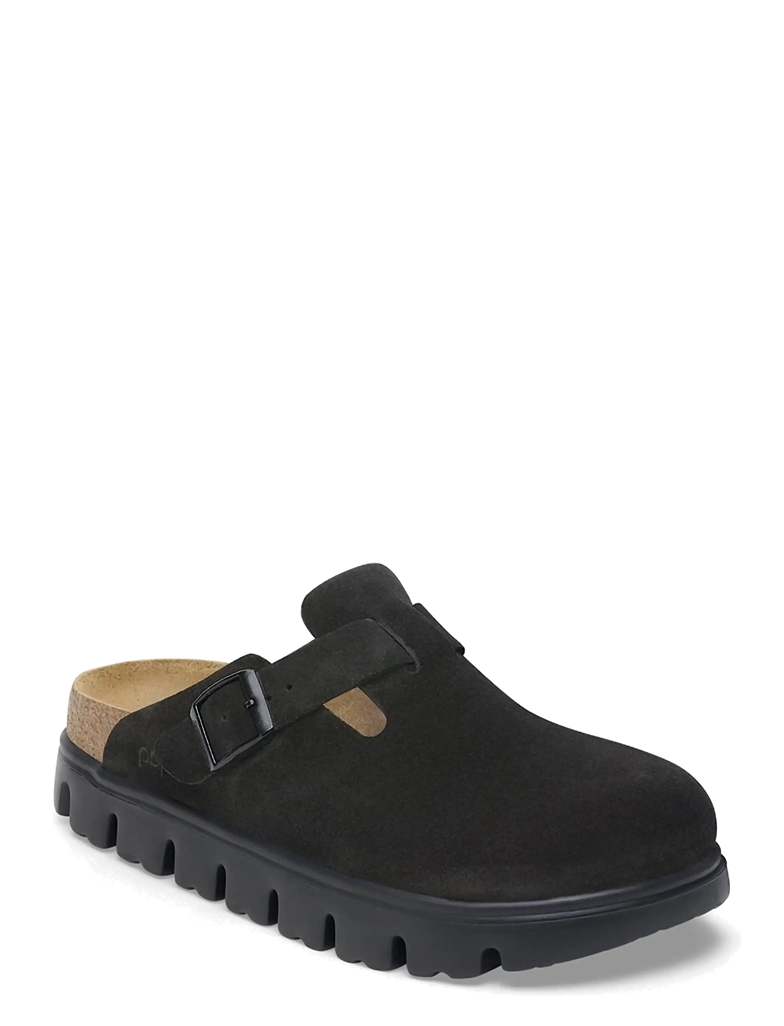 Birkenstock Boston Chunky Leve Black/Black, Kvinder, Chunky Træsko, Sort, Str: 38