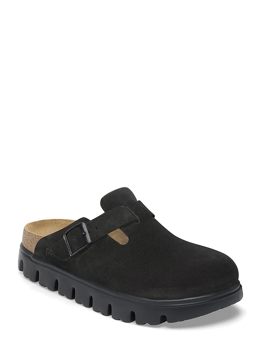Birkenstock - Boston Chunky LEVE Black/Black - flade mules - black - 0