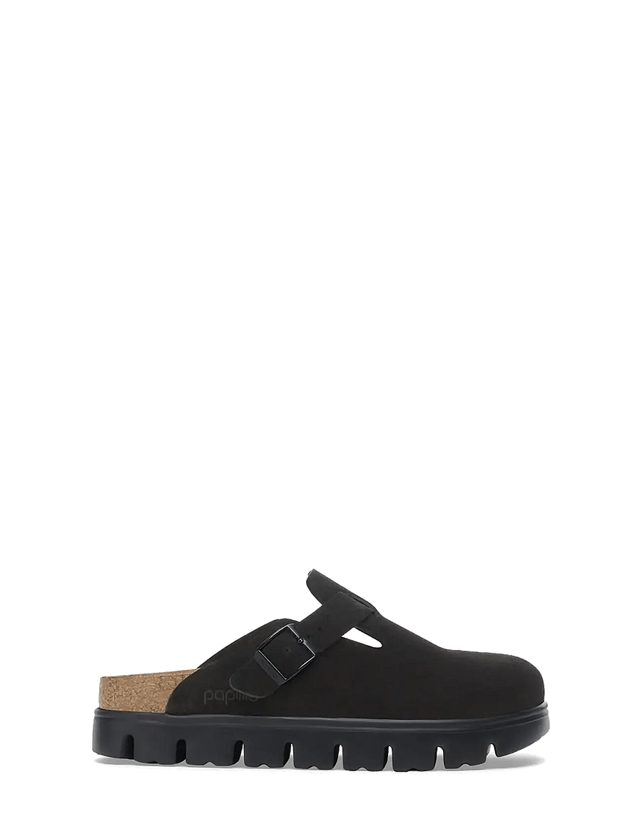 Birkenstock - Boston Chunky LEVE Black/Black - flade mules - black - 2