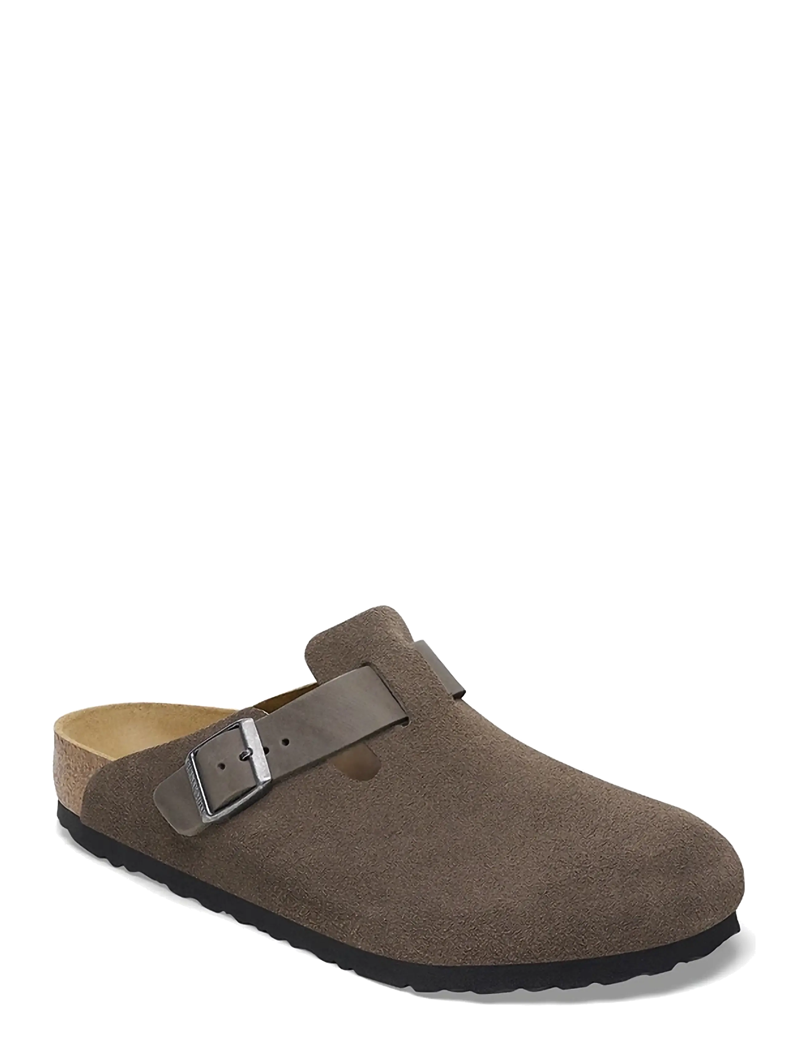 Birkenstock Boston LEVE/LEOI Concrete Gray - Mules & Clogs tipa apavi - CONCRETE GRAY / brown