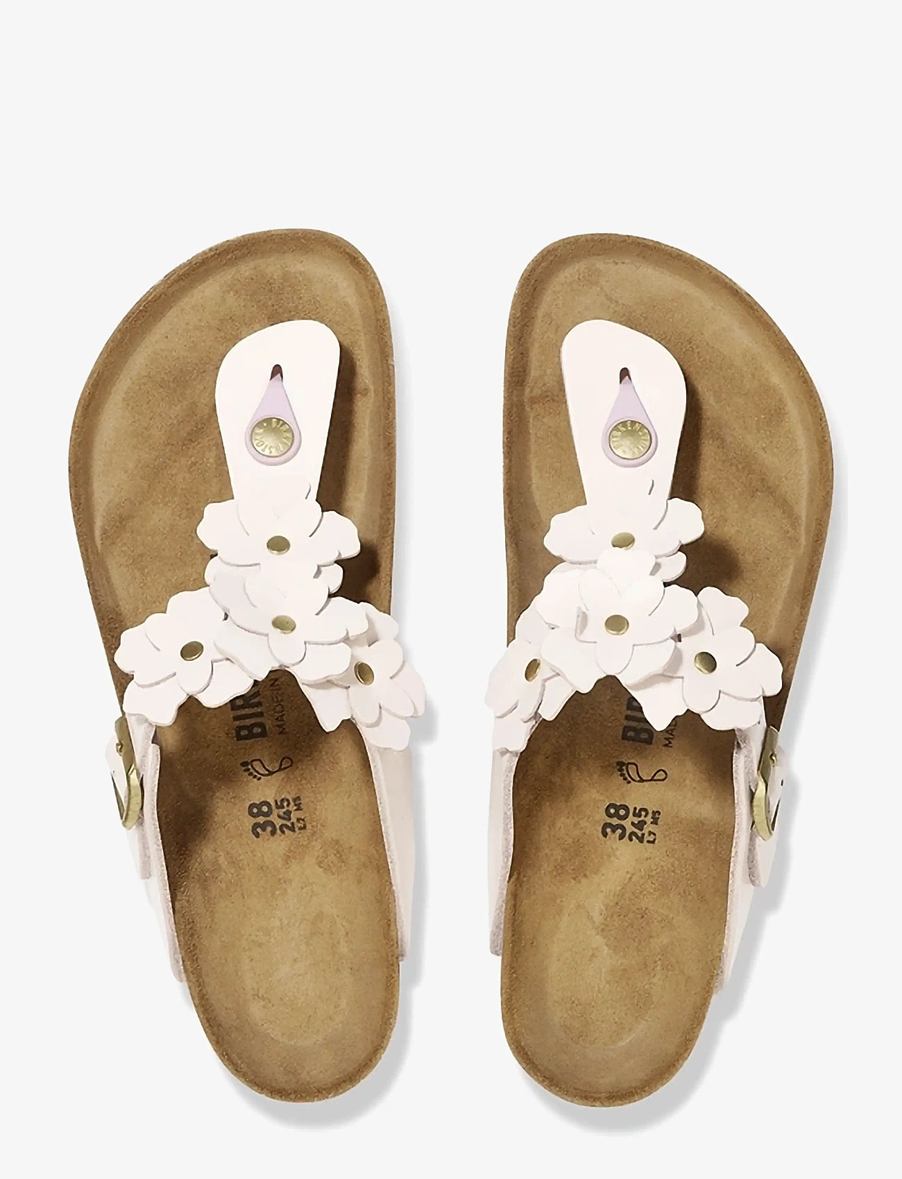 Birkenstock - Gizeh Flowers LE - flache sandalen - light rose - 1