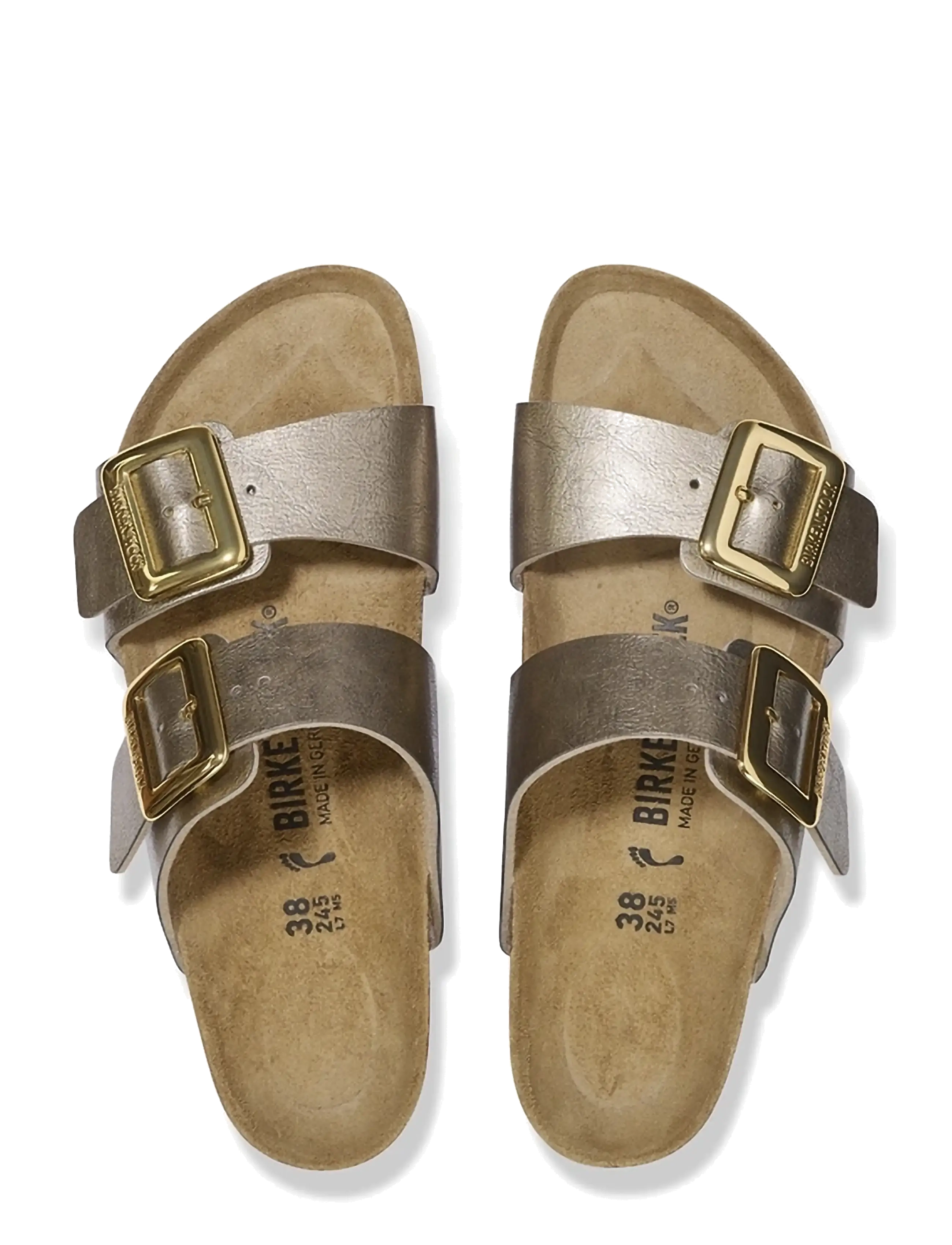 Birkenstock - Sydney CB BF - flache sandalen - graceful taupe - 1