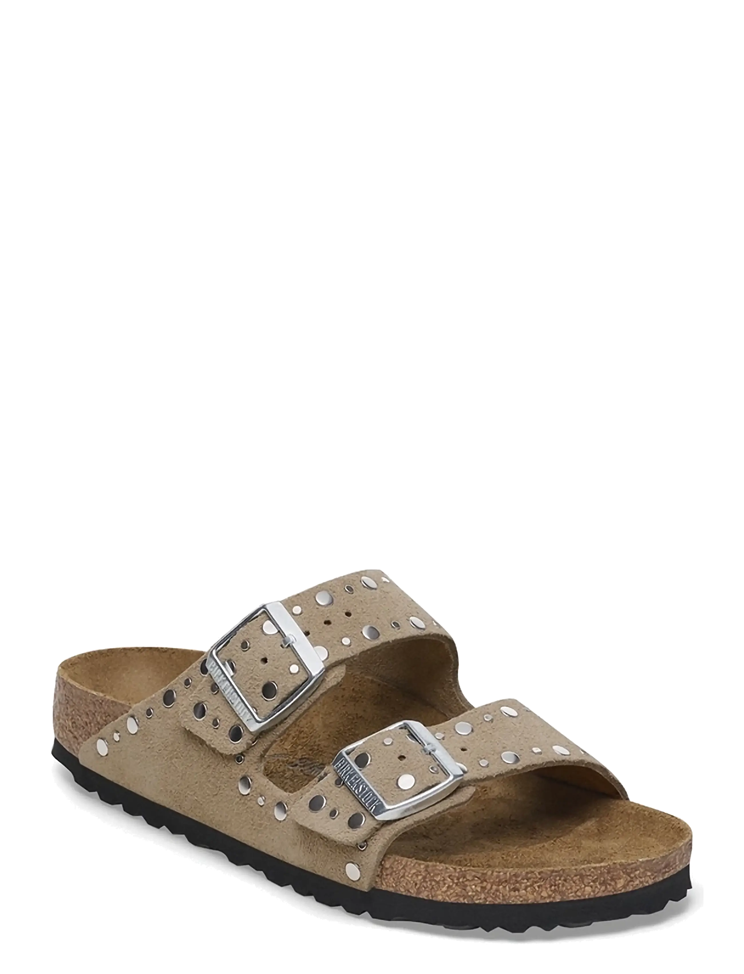 Birkenstock Arizona Rivet Leve Taupe, 36, Sandals, Beige - Flat Frauen