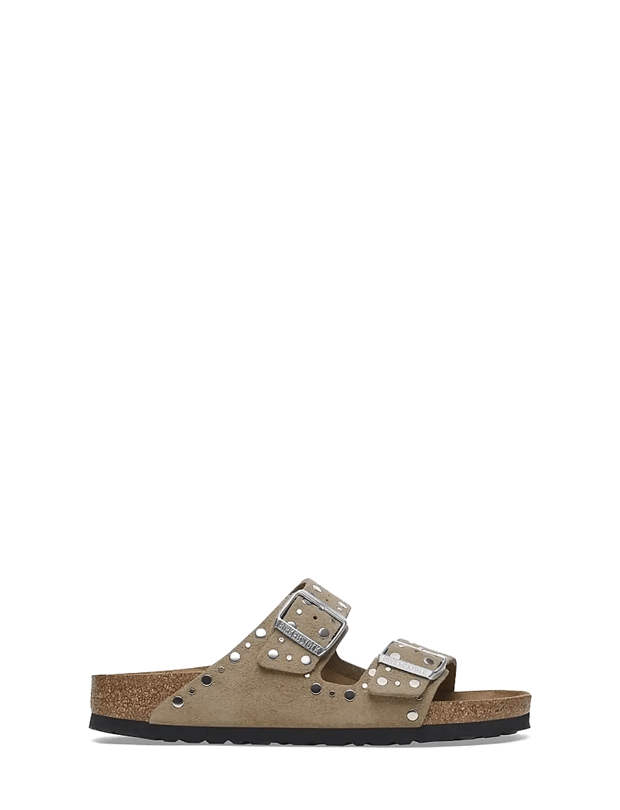 Birkenstock - Arizona Rivet LEVE Taupe - flat sandals - taupe - 2