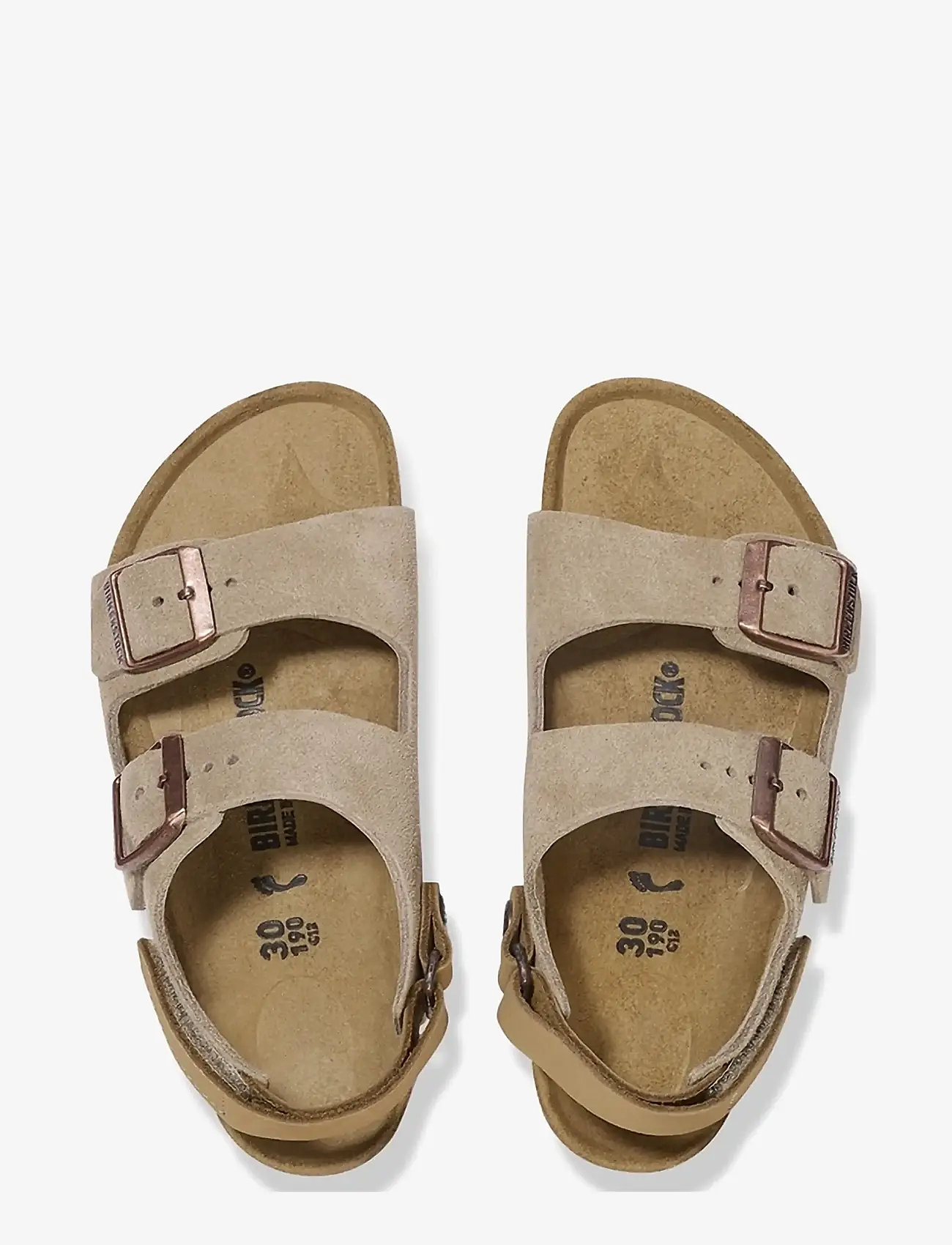 Birkenstock - Milano AS Kids LEVE - slippers - taupe - 1