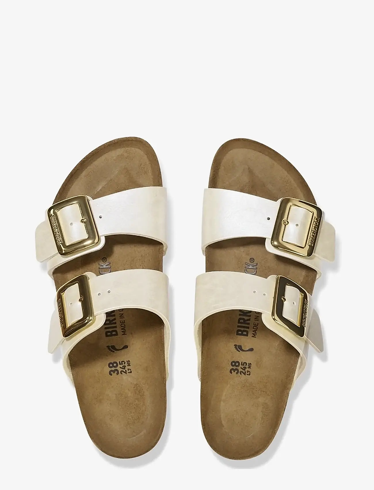 Birkenstock - Sydney CB BF - flade sandaler - graceful pearl white - 1