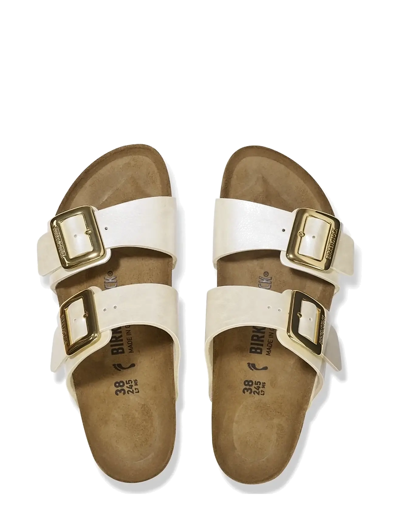 Birkenstock - Sydney CB BF - flache sandalen - graceful pearl white - 1