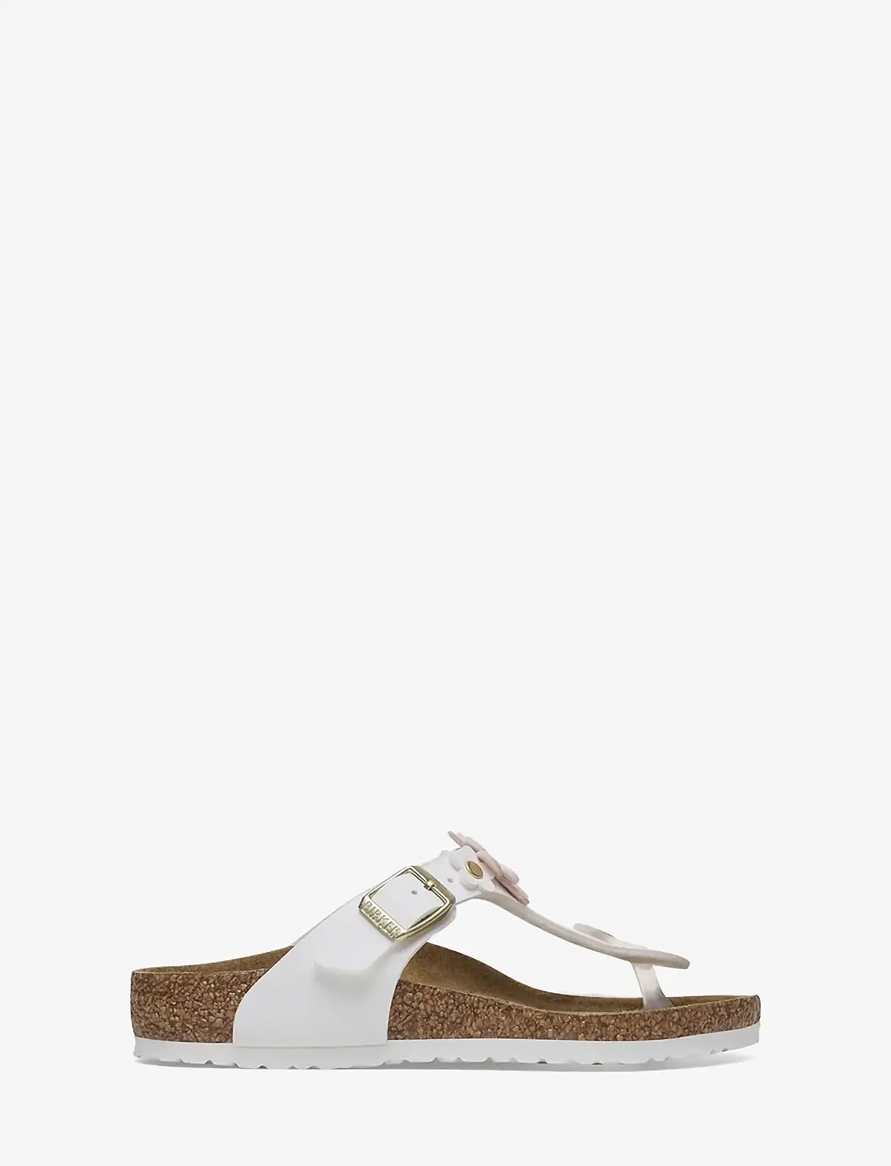 Birkenstock - Gizeh Kids Flowers BF - hjemmesko - white - 2