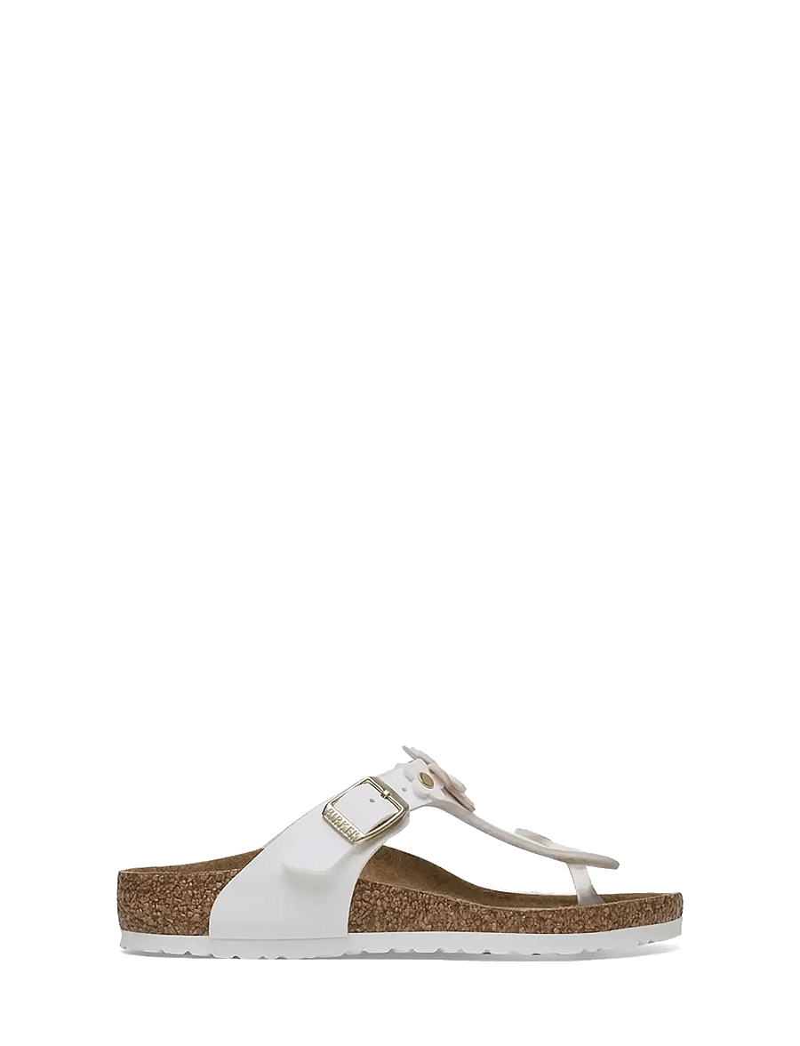 Birkenstock - Gizeh Kids Flowers BF - hausschuhe - white - 2