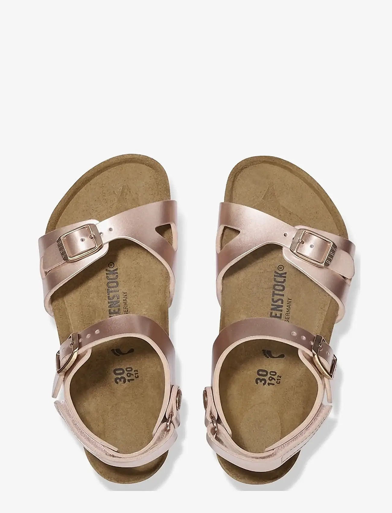 Birkenstock - Rio AS Kids BF - hjemmesko - electric metallic copper - 1