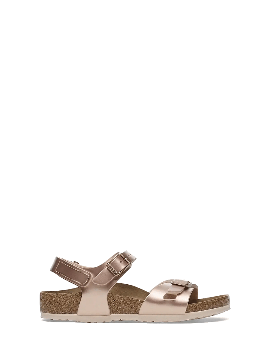 Birkenstock - Rio AS Kids BF - sussid - electric metallic copper - 2