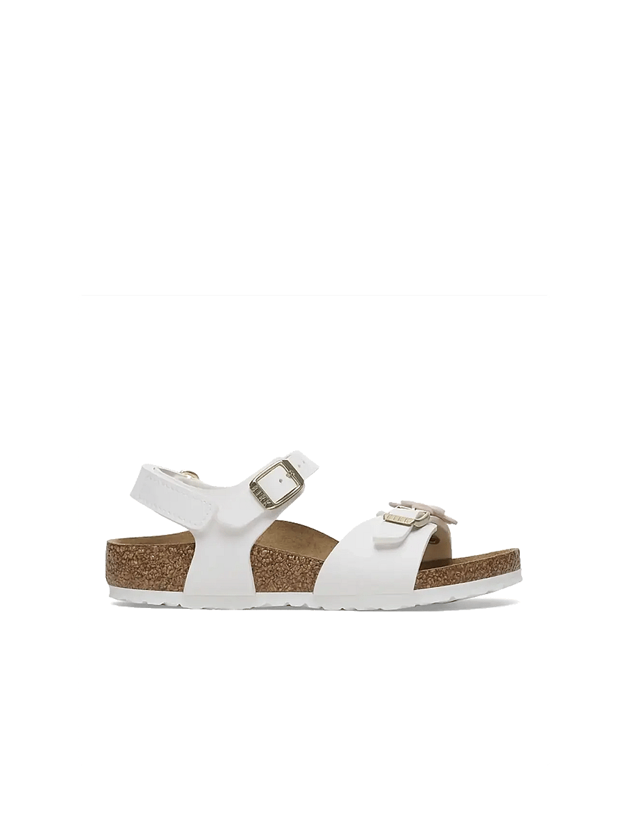Birkenstock - Rio AS Kids Flowers BF - hausschuhe - white - 2