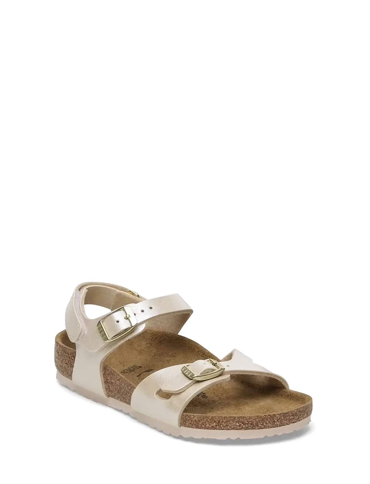 Birkenstock Rio AS Kids BF - Nýkomið - GRACEFUL PEARL WHITE / silver