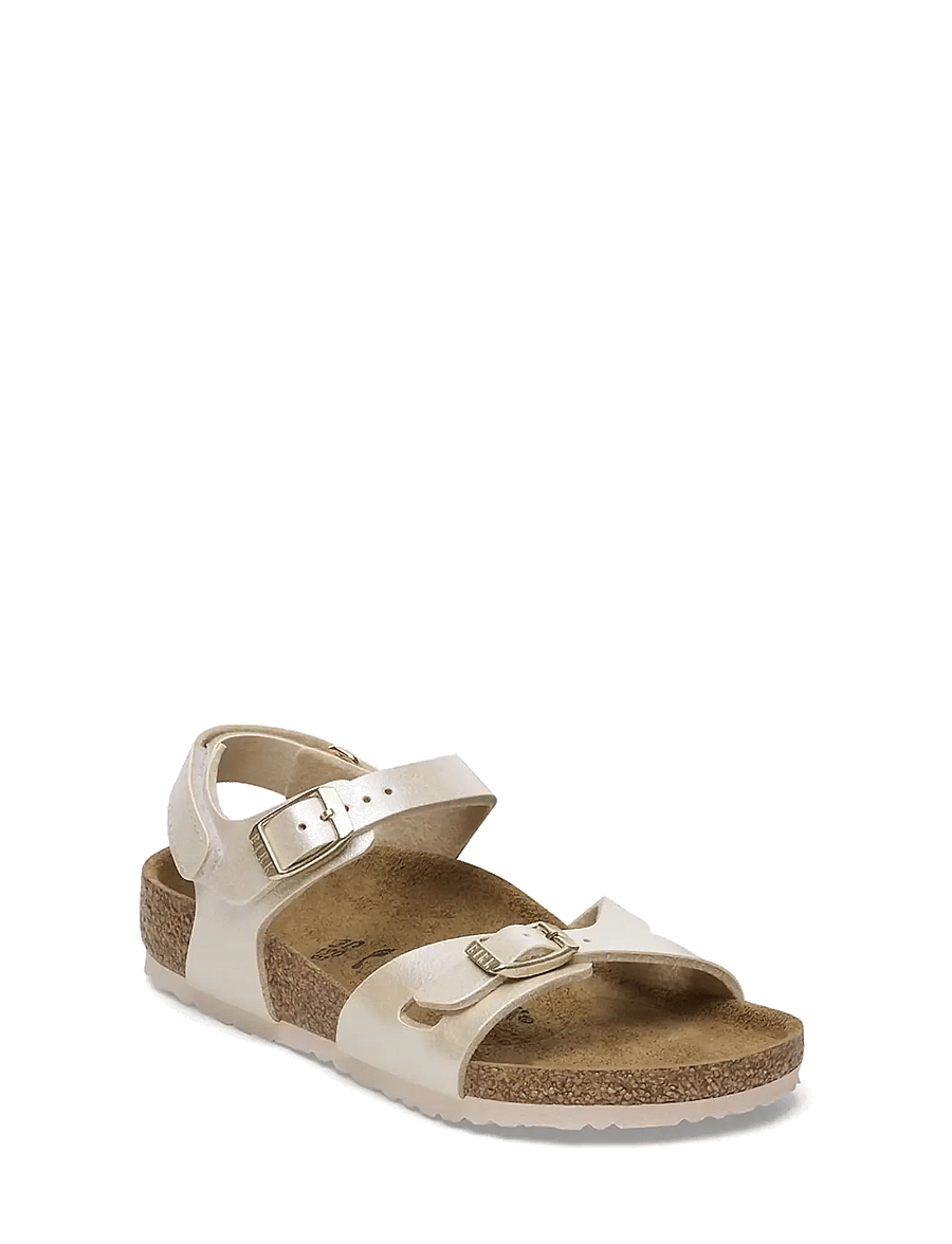 Birkenstock - Rio AS Kids BF - hausschuhe - graceful pearl white - 0